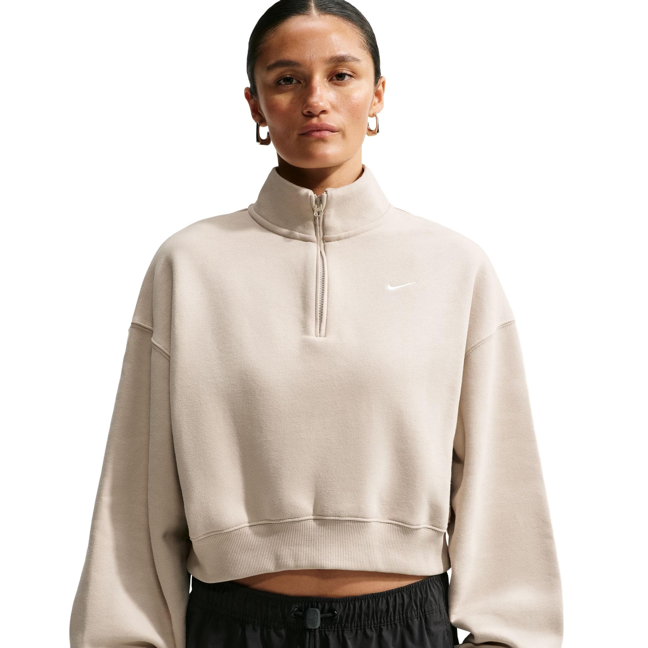 Nike Nike Studıo Kadın Sweatshirt Krem