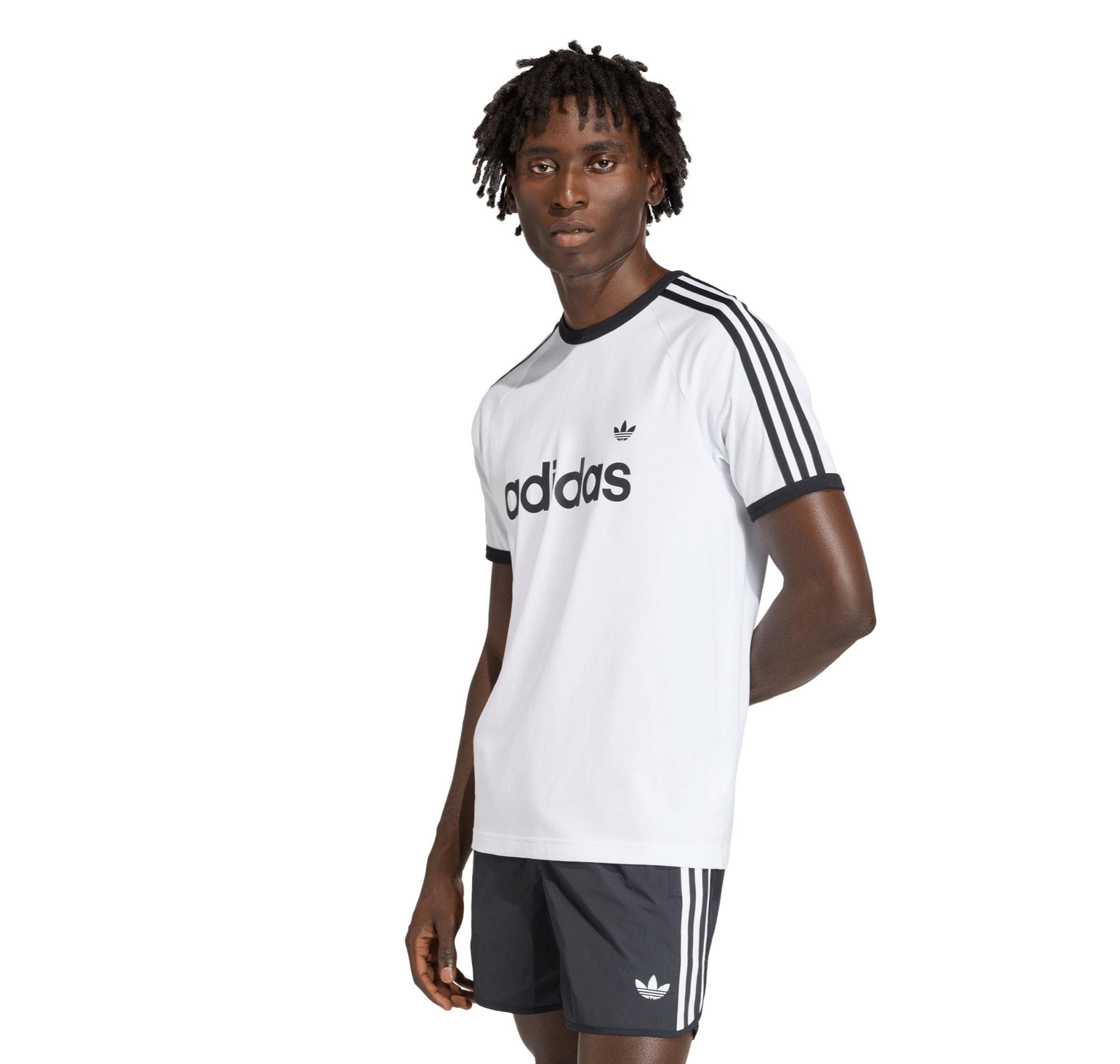 adidas adidas 3S Rınger T Erkek T-Shirt Beyaz