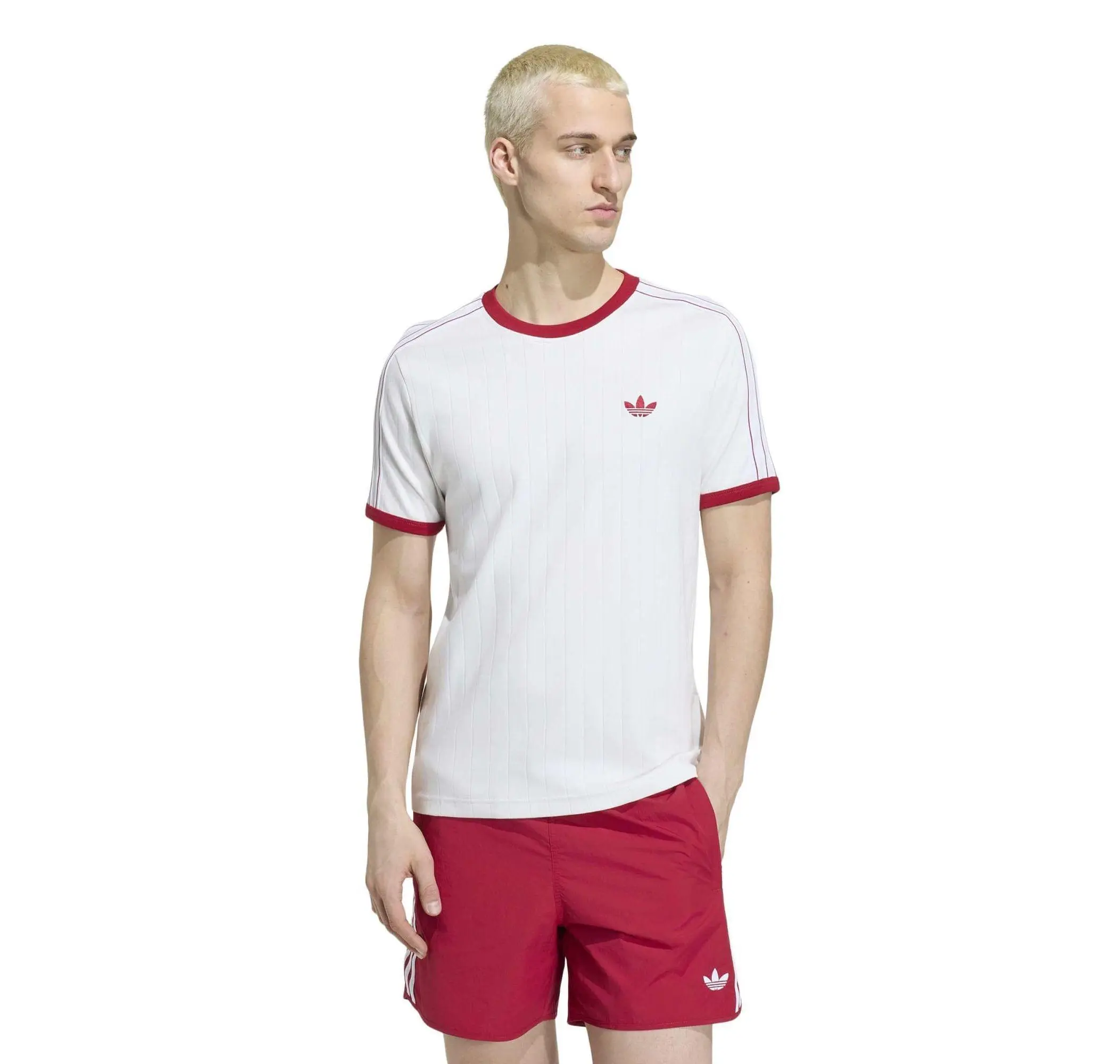 adidas adidas 3S Tee Str Erkek T-Shirt Beyaz