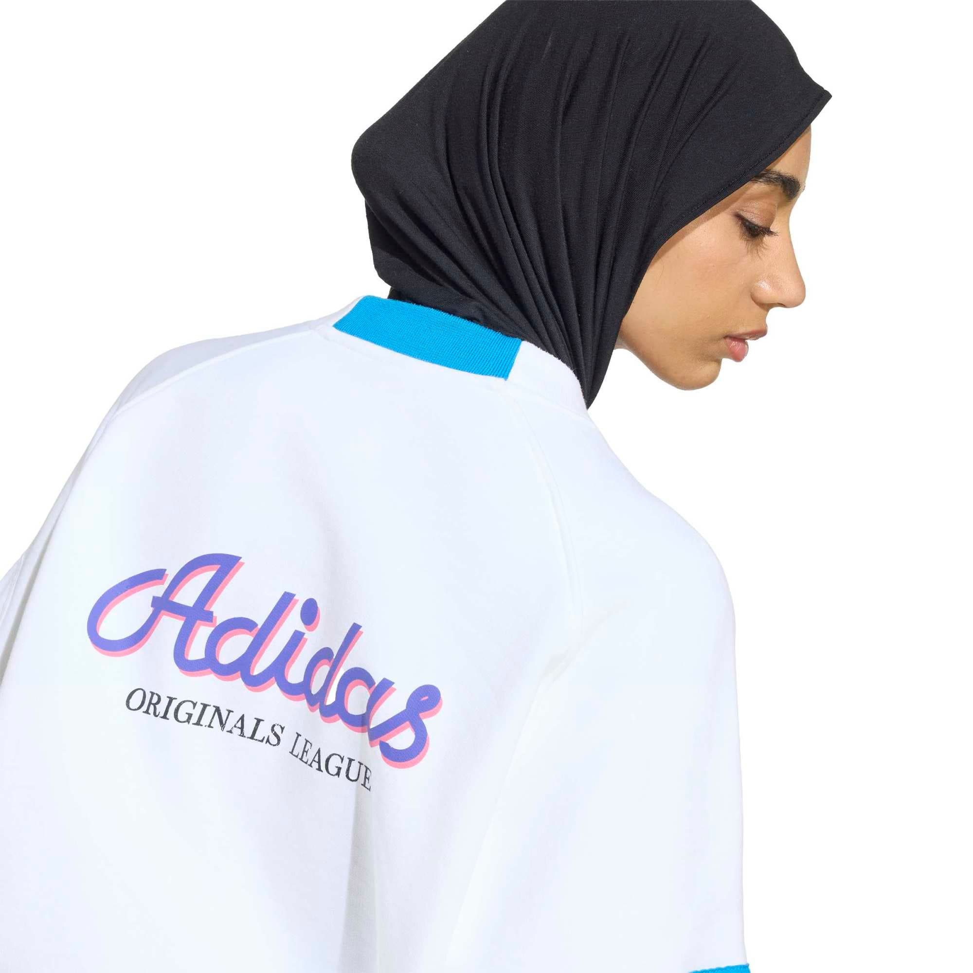 adidas adidas As Baseball Kadın Sweatshirt Beyaz - 4