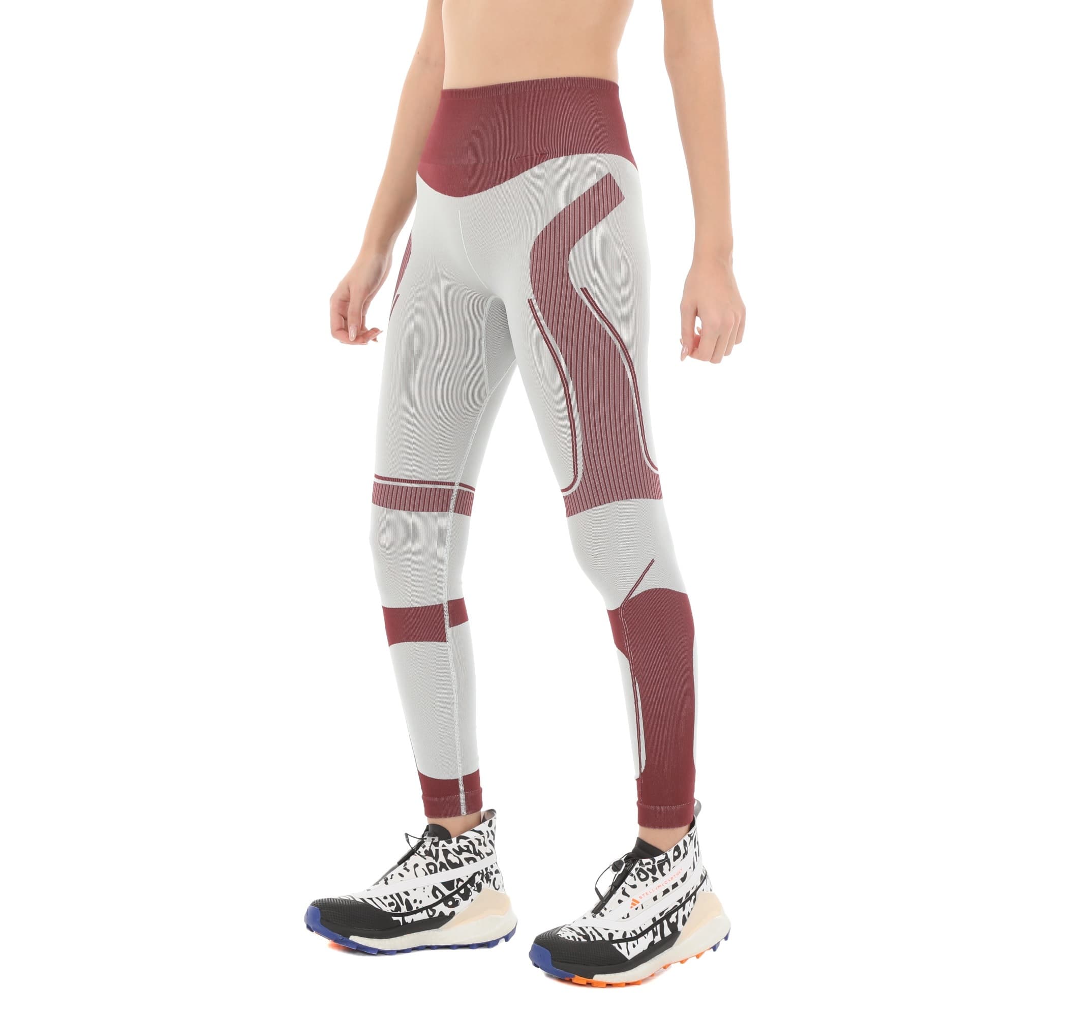 adidas adidas By Stella Mccartney Tst Leg Kadın Tayt Beyaz - 2