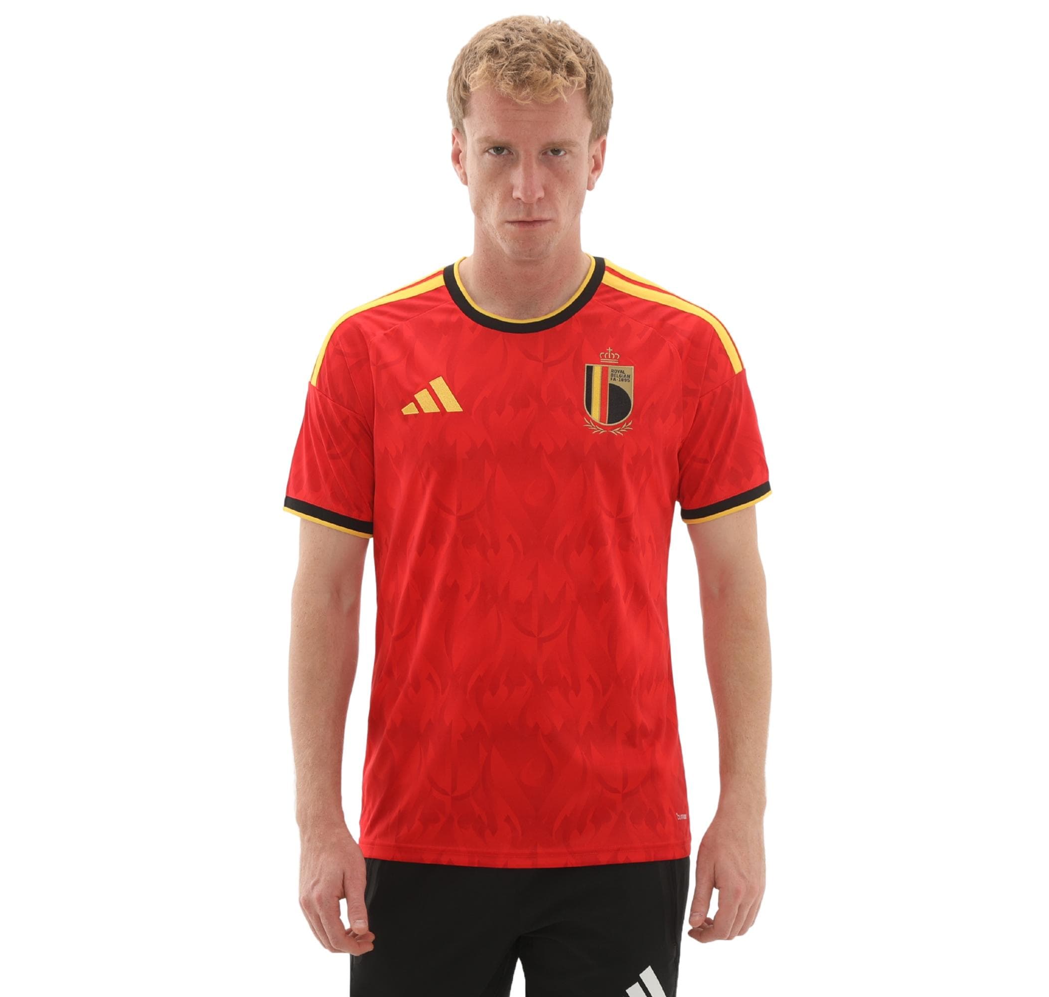 adidas adidas Belçika 26 İç Saha Rbfa Erkek Forması Kırmızı