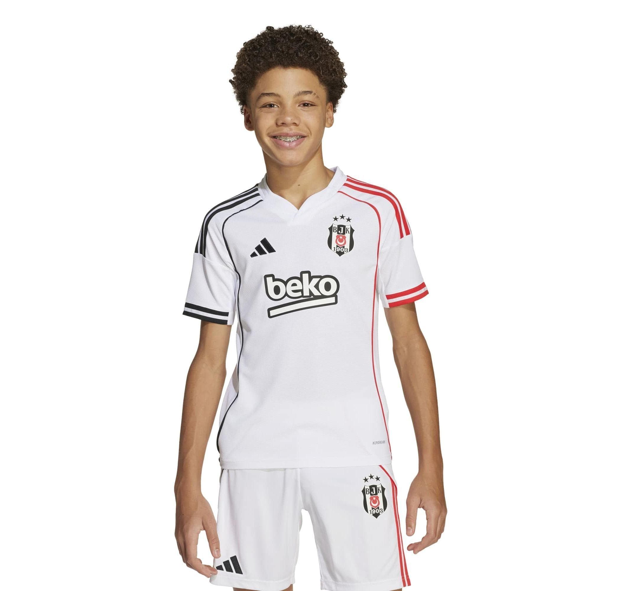 Beşiktaş adidas Bjk Beşiktaş Jk 25-26 İç Saha Çocuk Forması Beyaz
