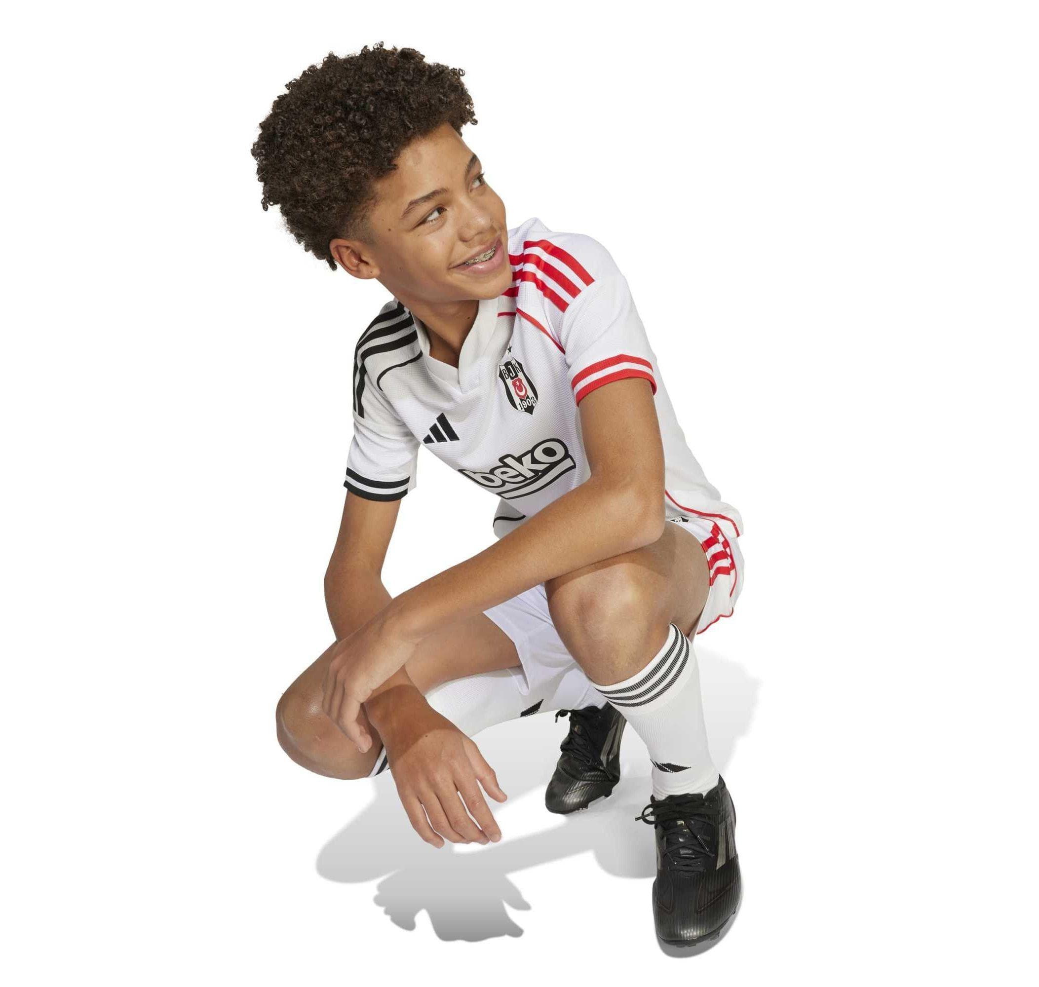 Beşiktaş adidas Bjk Beşiktaş Jk 25-26 İç Saha Çocuk Forması Beyaz - 4