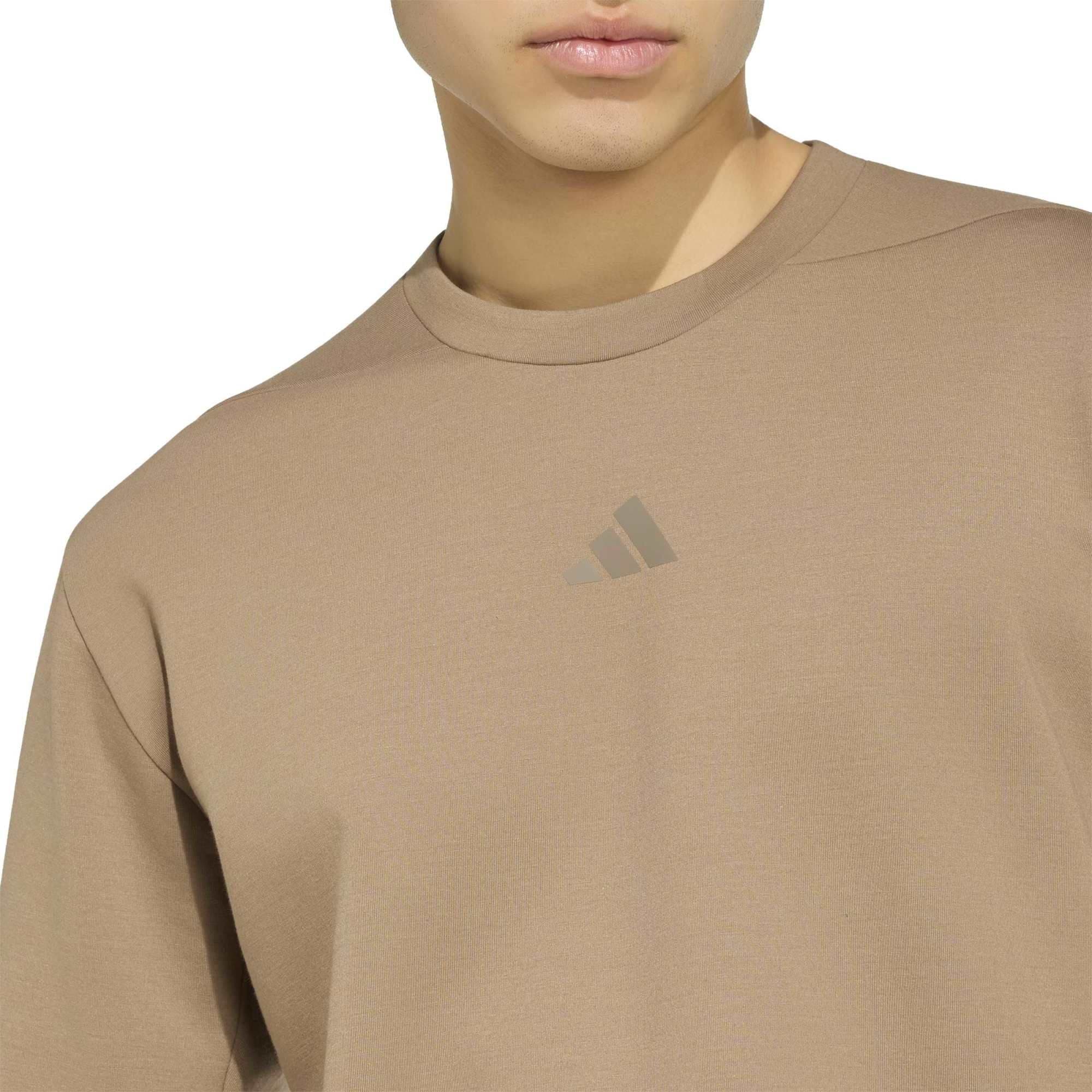 adidas adidas D4T Crew Sweats Erkek Sweatshirt Haki - 3