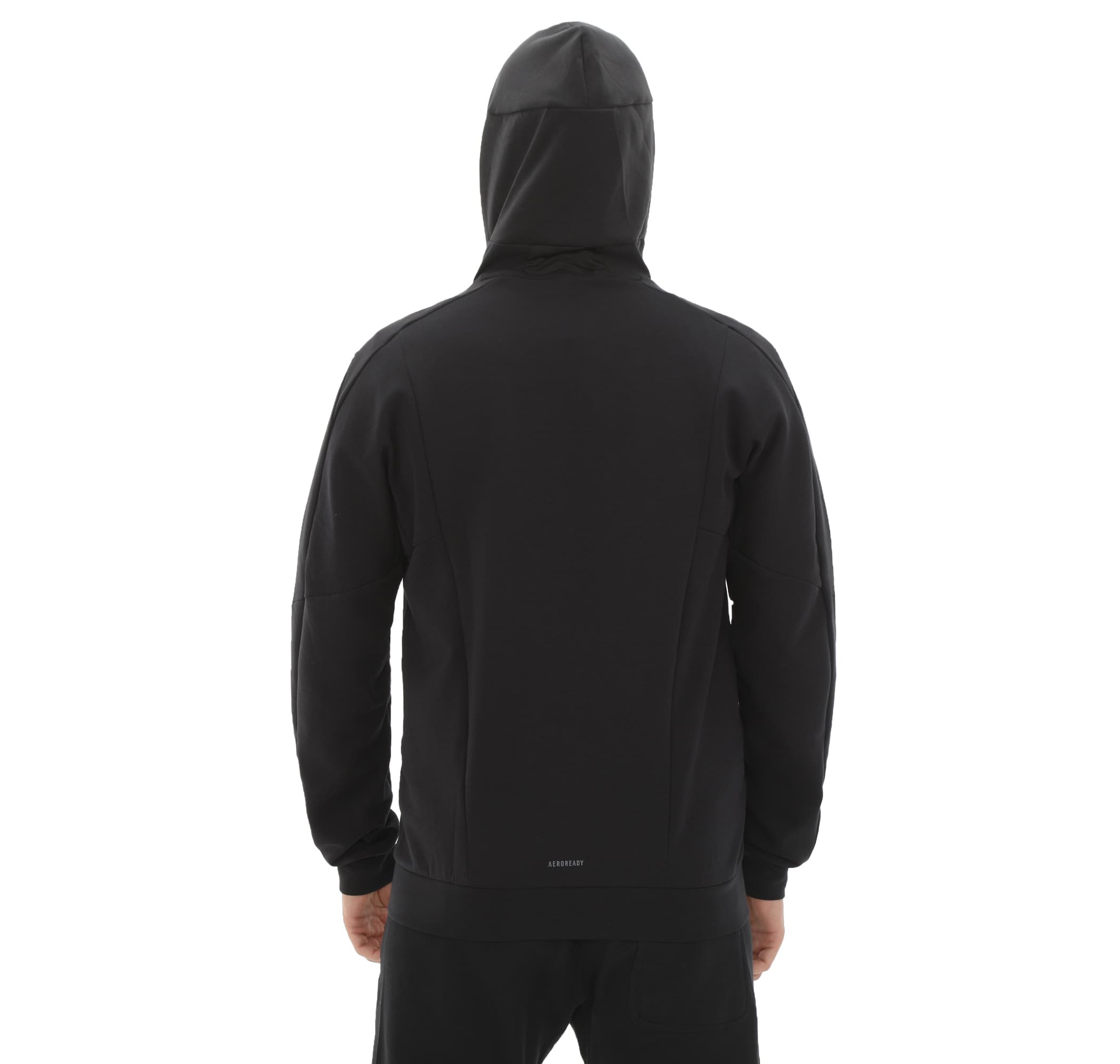 adidas adidas D4T Full-Zıp Ho Erkek Ceket Siyah - 4