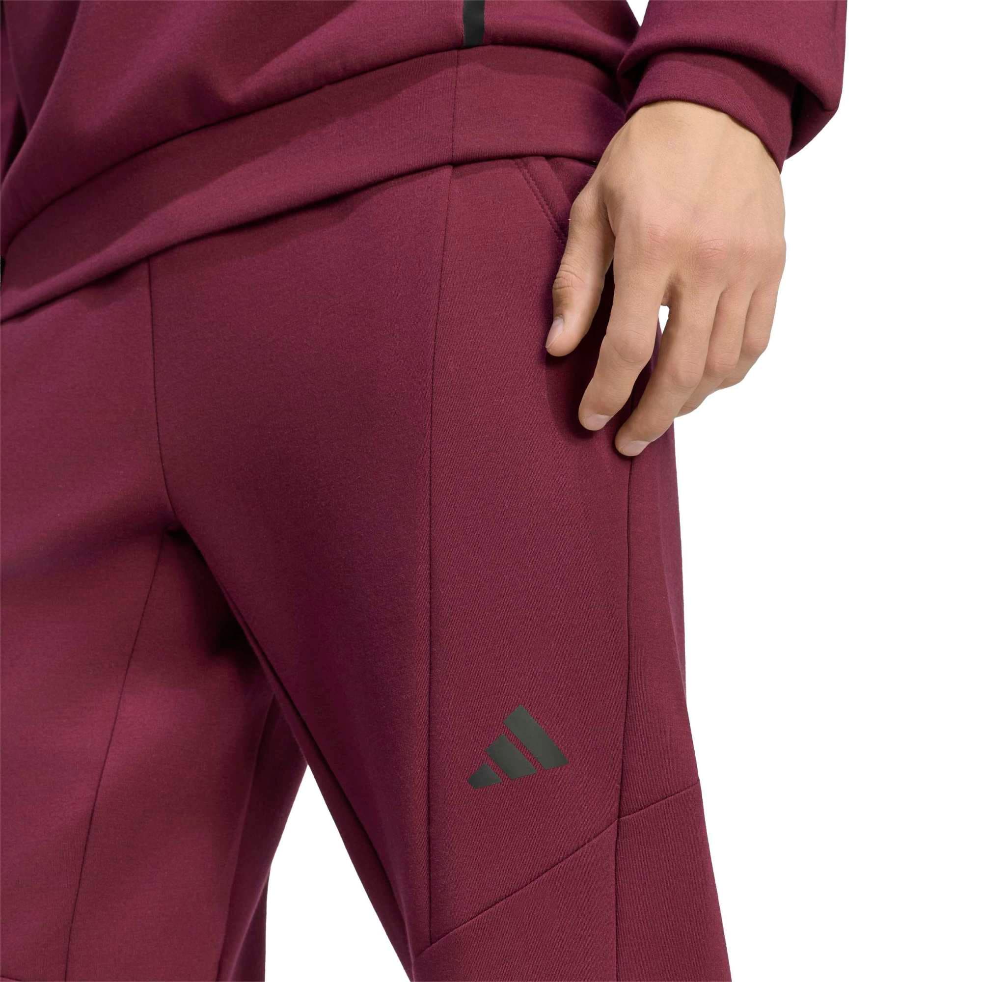adidas adidas D4T Knıt Pt Cuf Erkek Eşofman Altı Bordo - 2