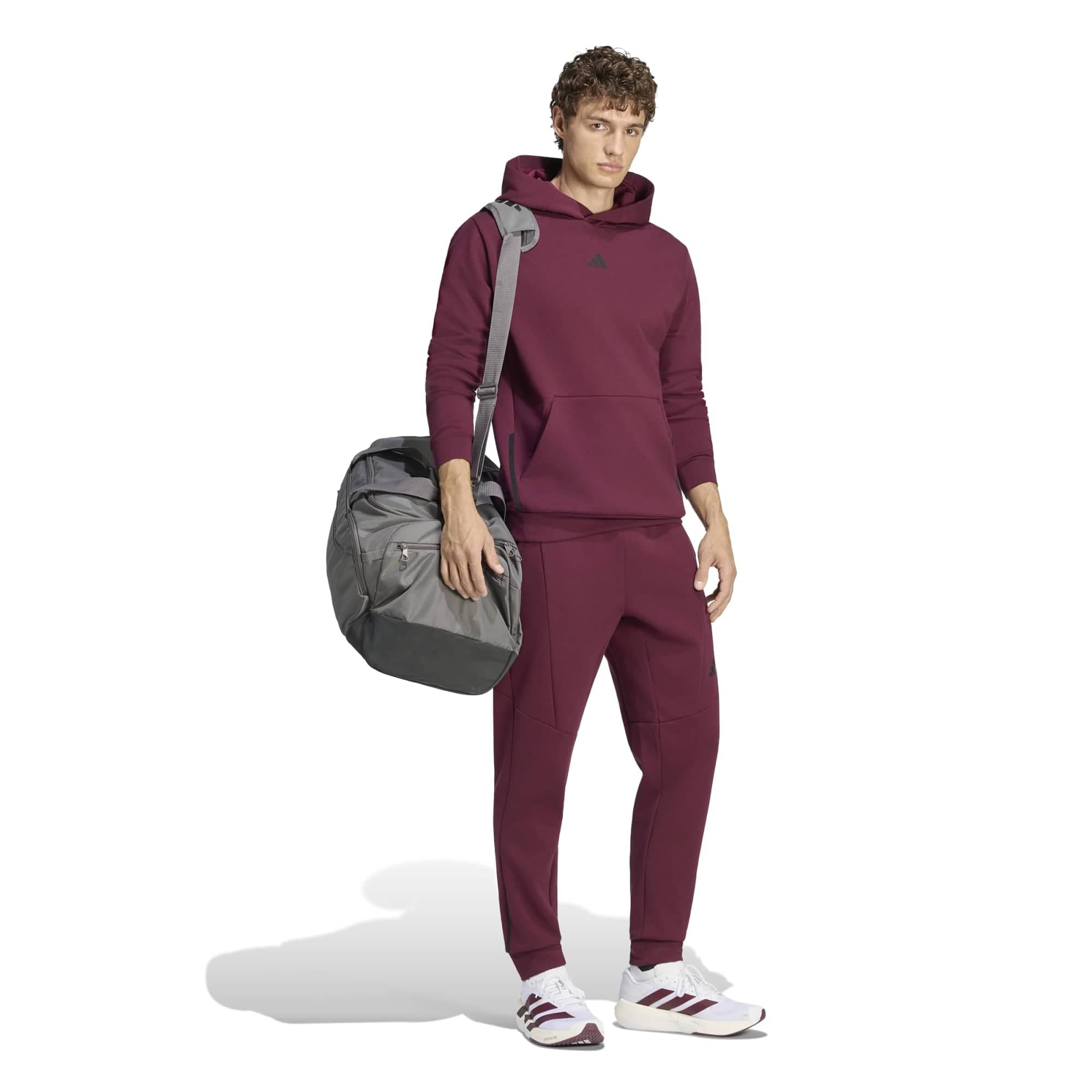 adidas adidas D4T Knıt Pt Cuf Erkek Eşofman Altı Bordo - 4