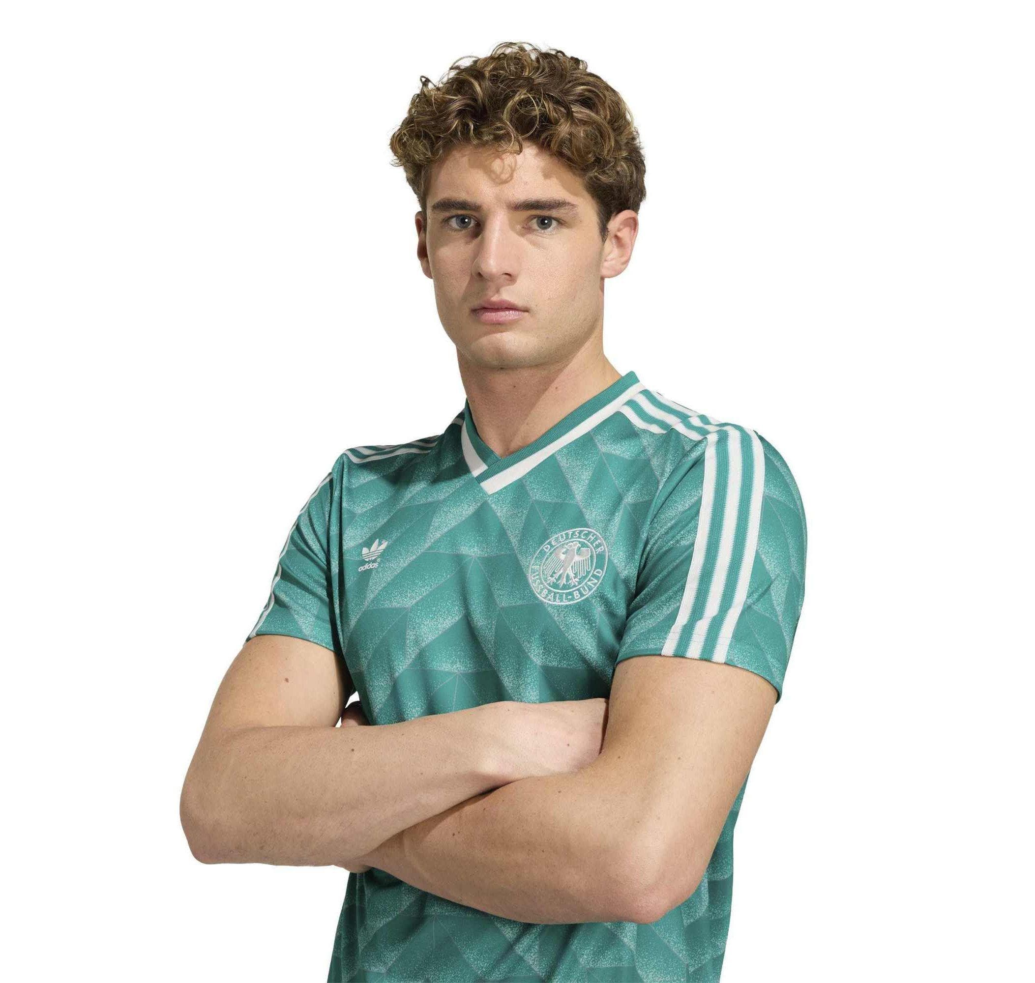 adidas adidas Dfb Almanya Deplasman 1990 Erkek Forması Yeşil - 5