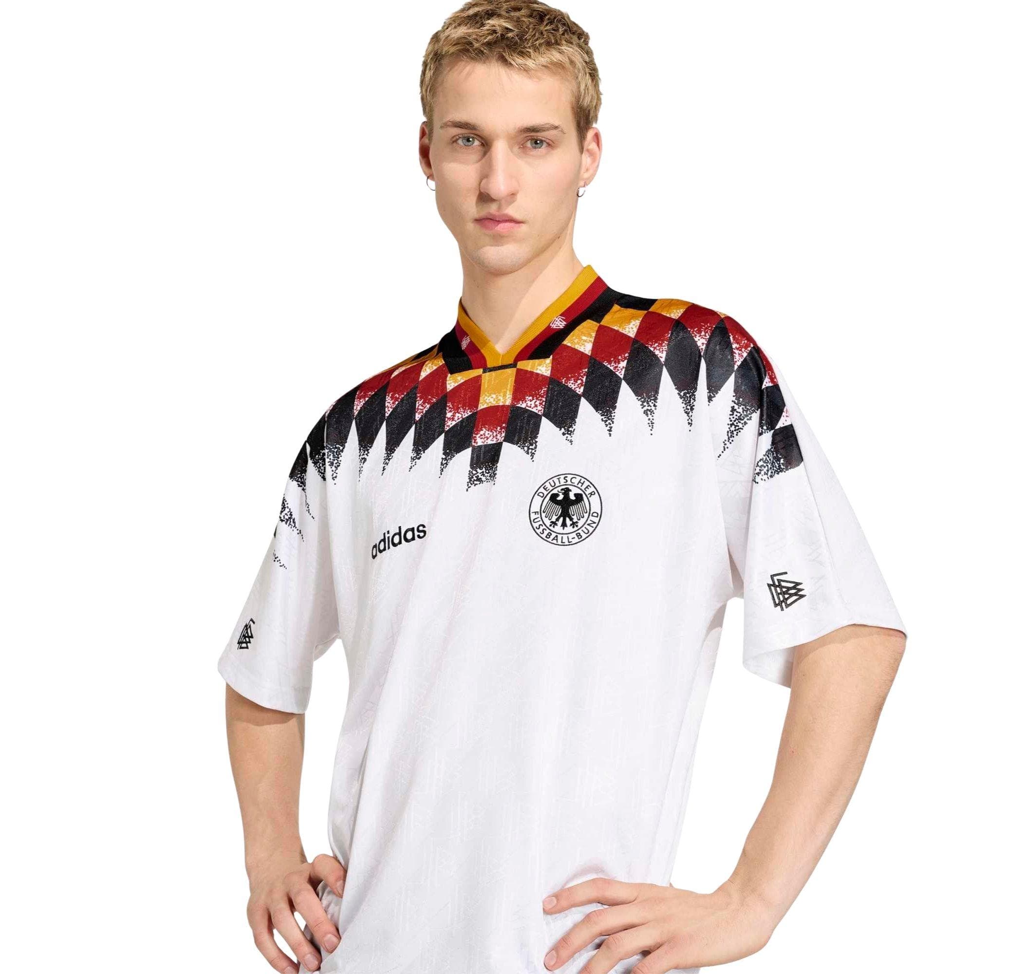 adidas adidas Dfb Almanya Jsy 94 Erkek T-Shirt Beyaz - 3