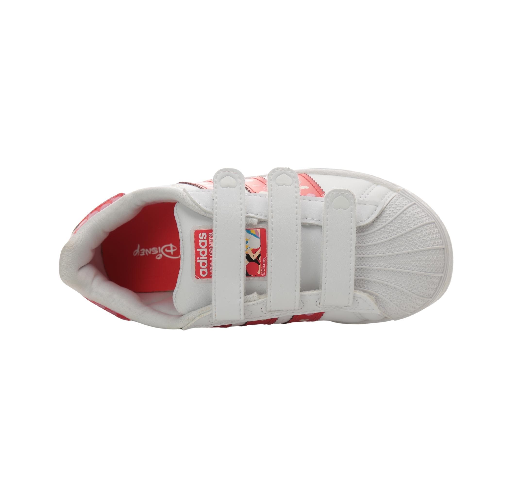 adidas adidas Disney Superstar Led Lıghts Cf C Çocuk Spor Ayakkabı Beyaz - 5