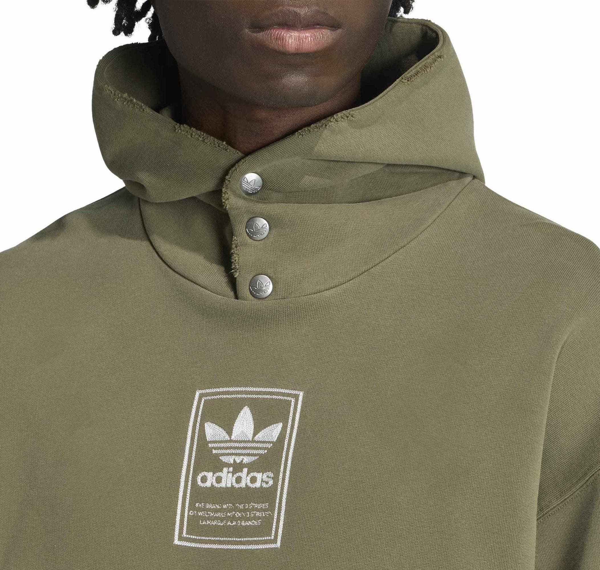 adidas adidas Elevated Gfx Hd Erkek Sweatshirt Haki - 3