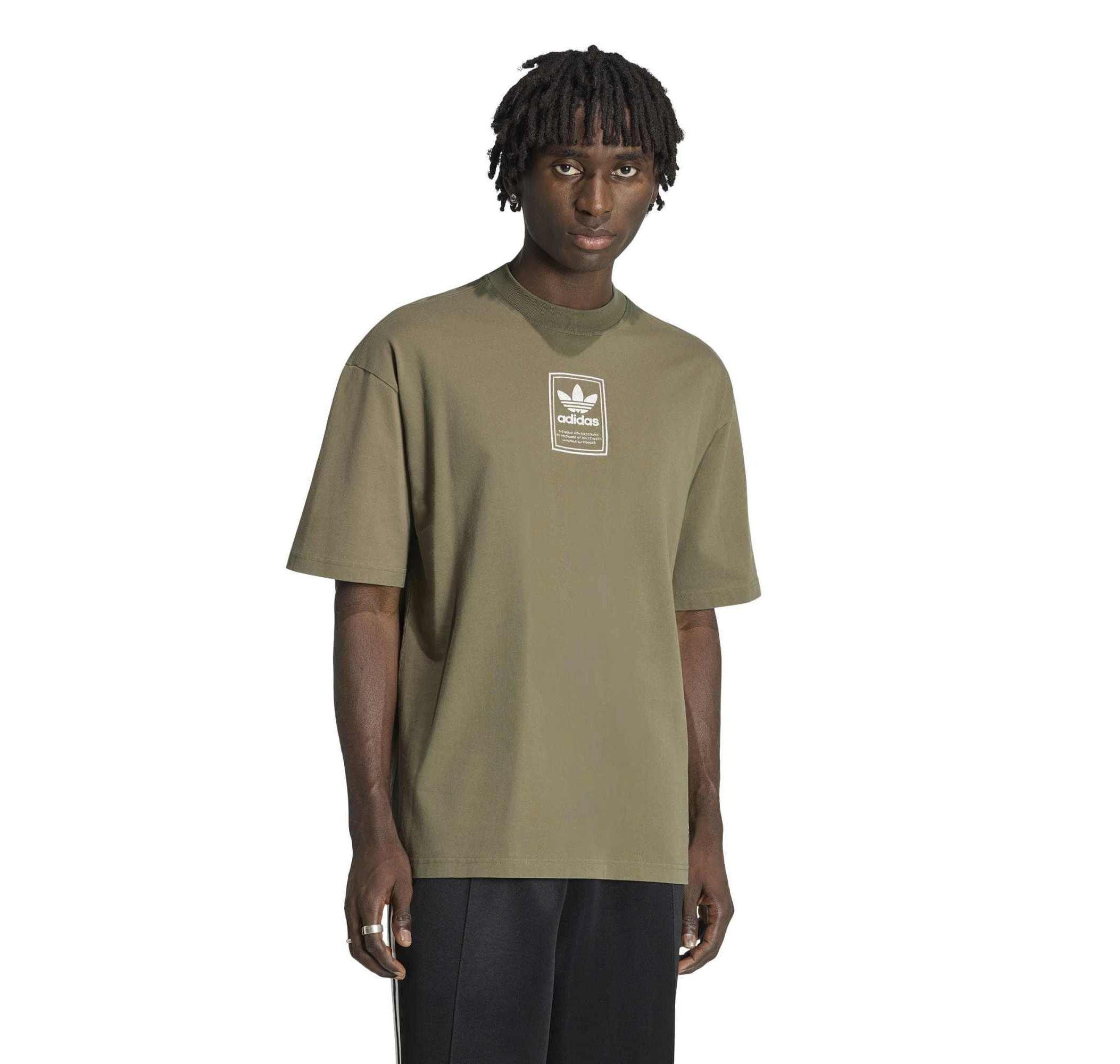 adidas adidas Elevated Gfx Te Erkek T-Shirt Haki