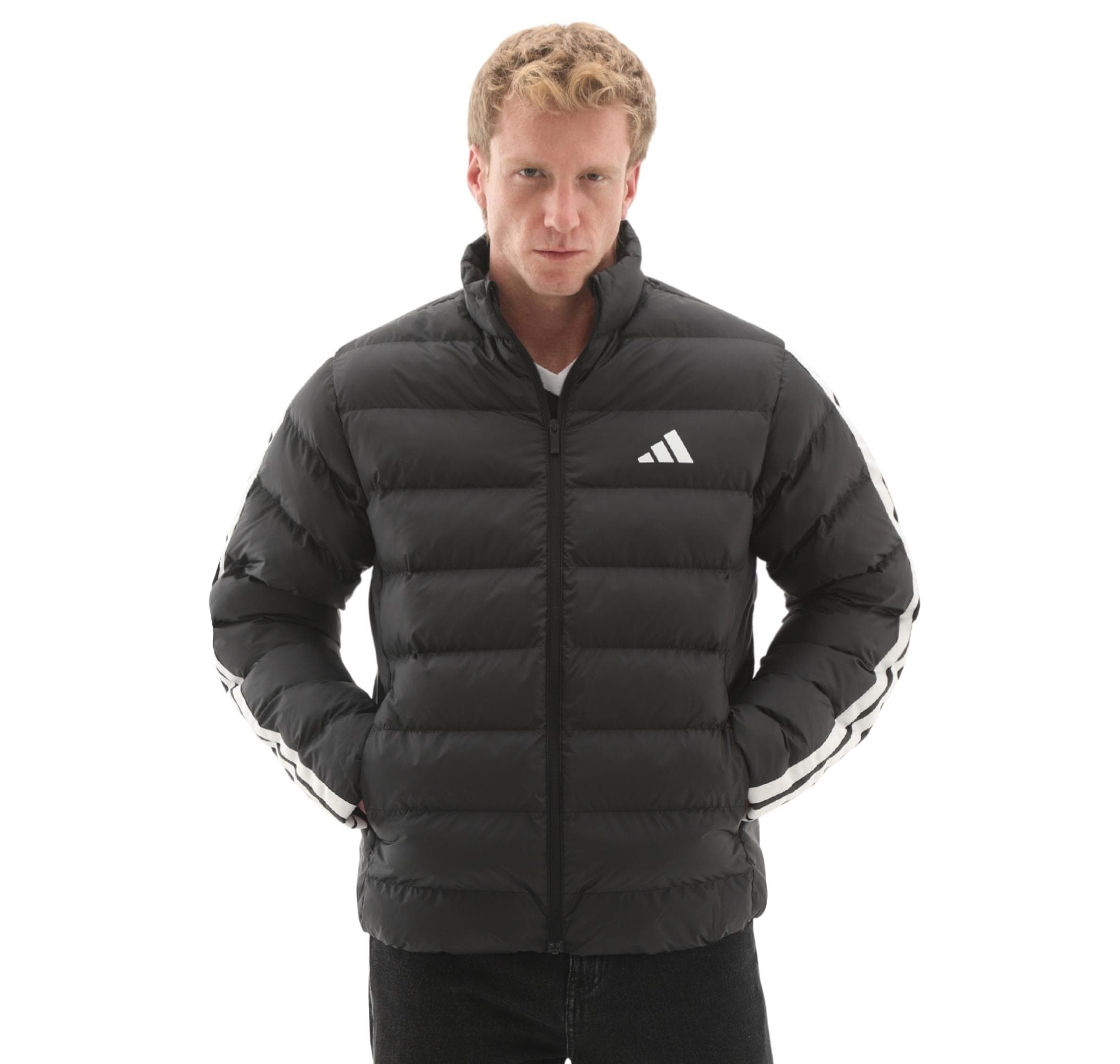 adidas adidas Ess 3S Sd Jkt Erkek Mont Siyah - 2