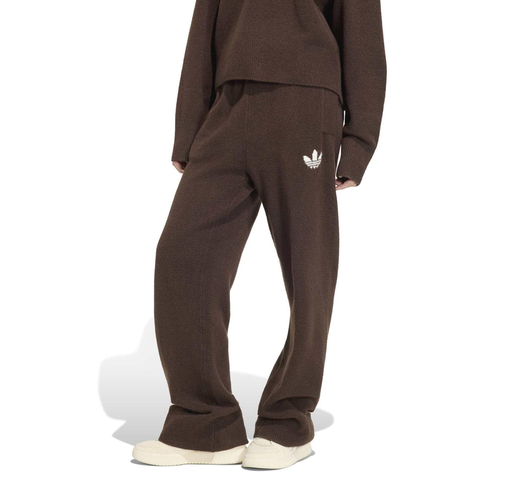 adidas adidas Ess Knıt Pant Kadın Eşofman Altı Kahve