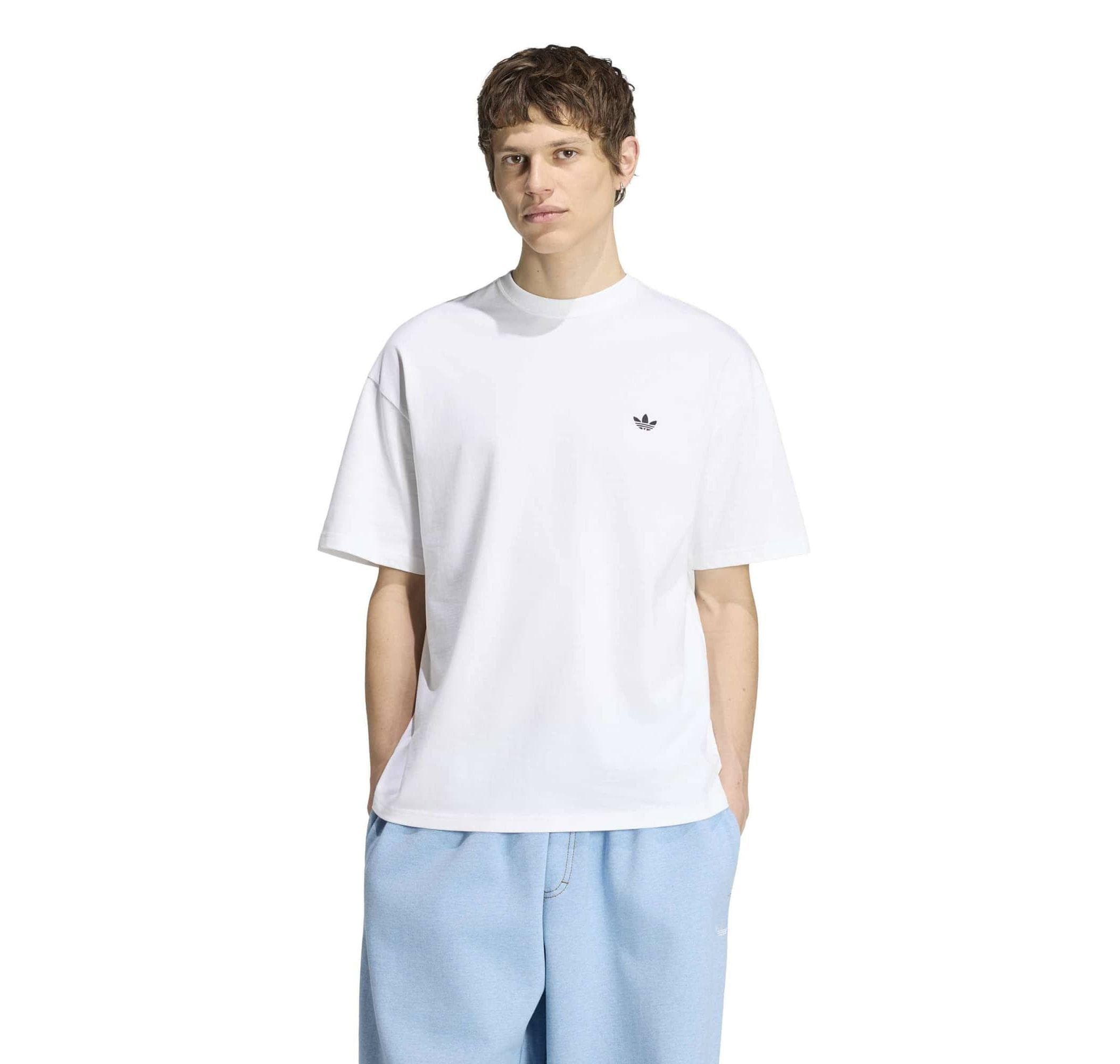 adidas adidas Ess Tee Erkek T-Shirt Beyaz