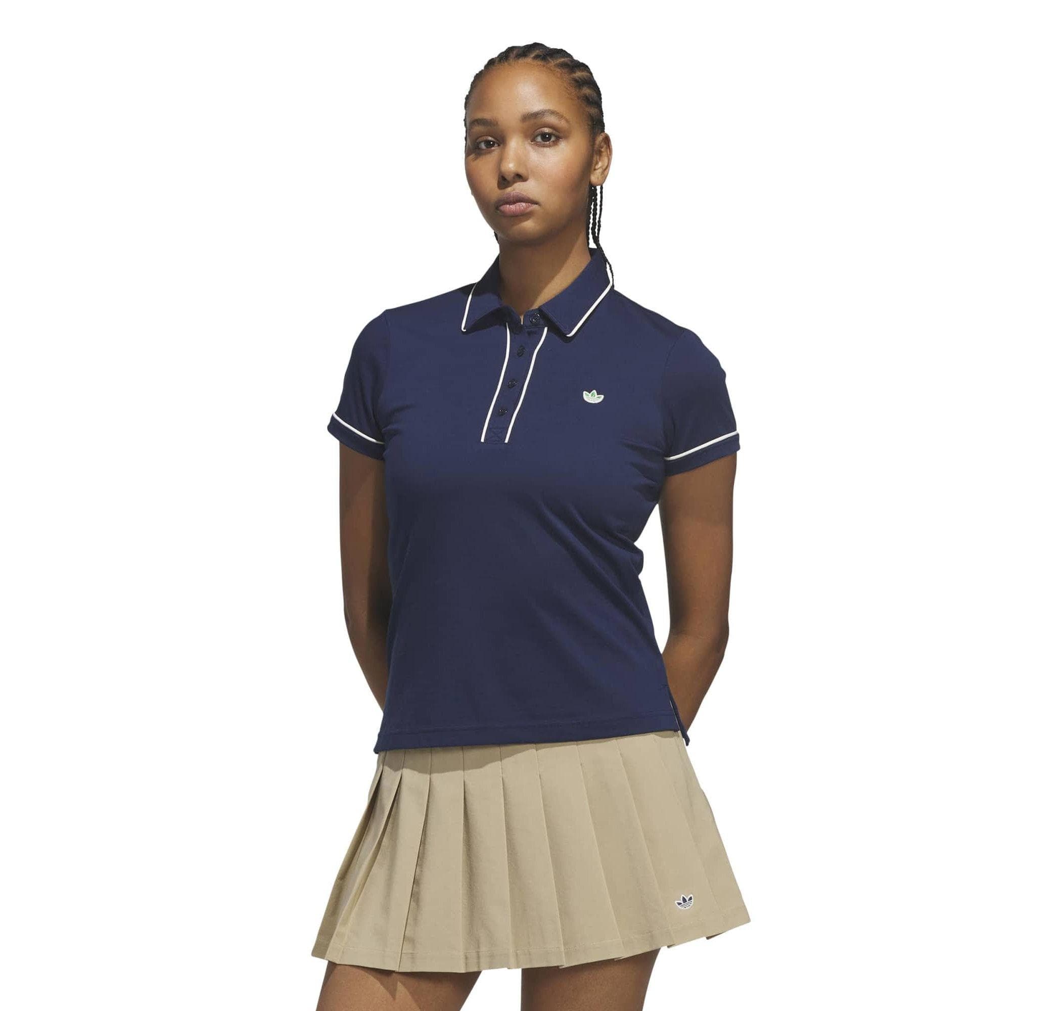 adidas adidas F Solid Polo W Kadın T-Shirt Lacivert