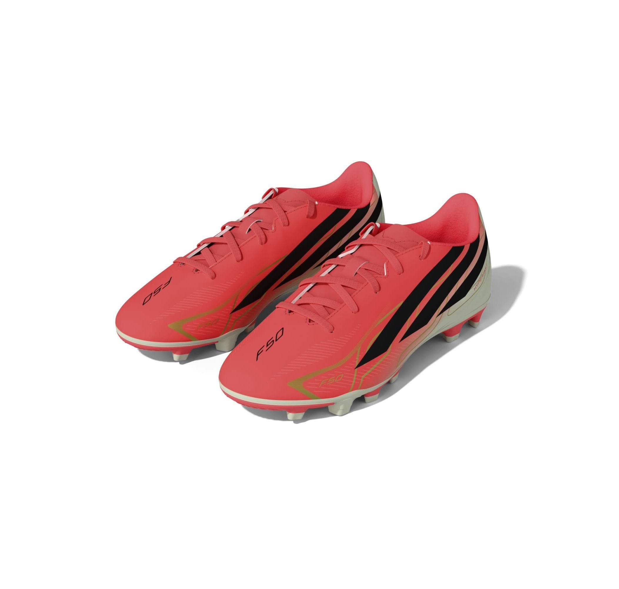 adidas adidas F50 Hyperfast Club Fg-Mg J Çocuk Spor Ayakkabı Pembe - 2
