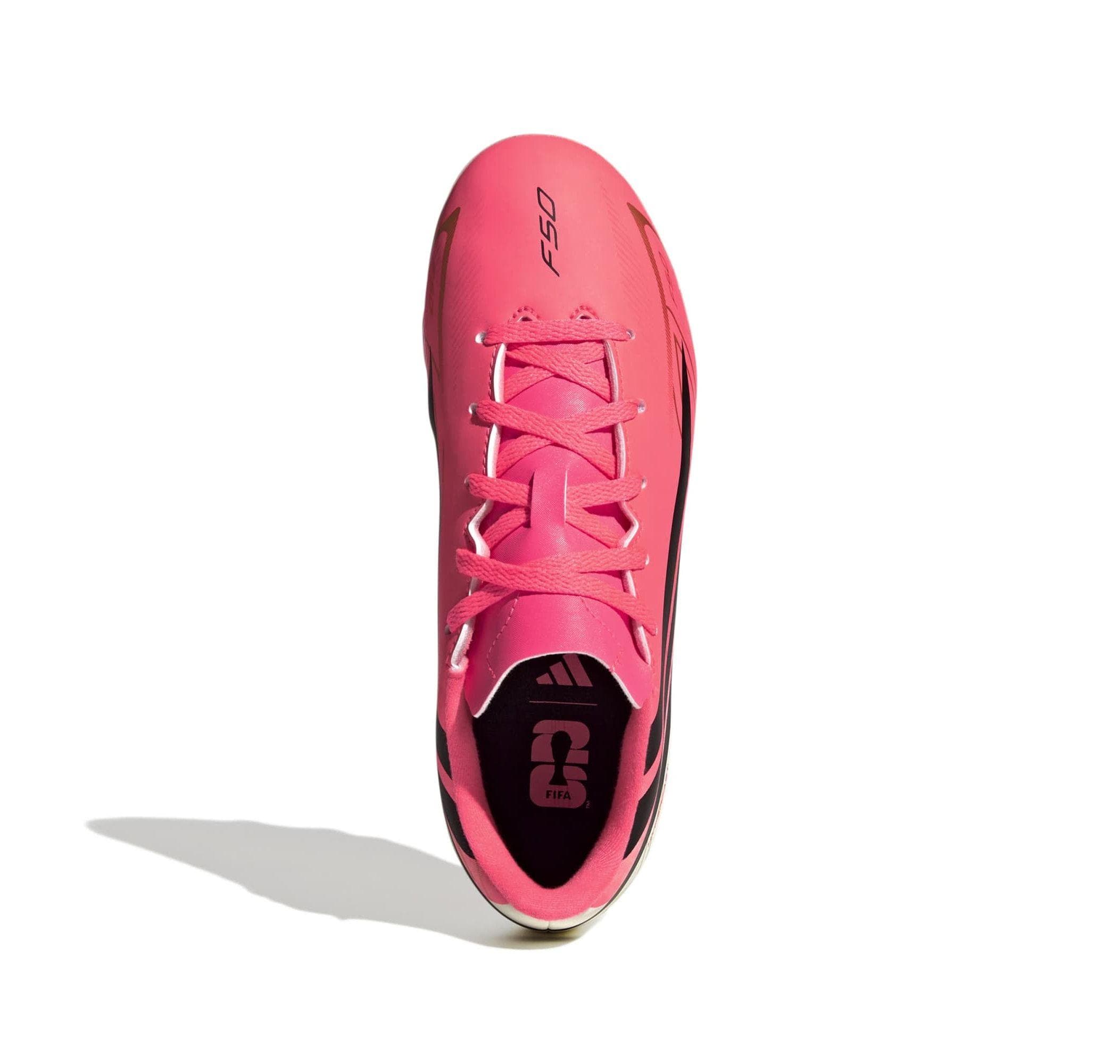 adidas adidas F50 Hyperfast Club Fg-Mg J Çocuk Spor Ayakkabı Pembe - 3