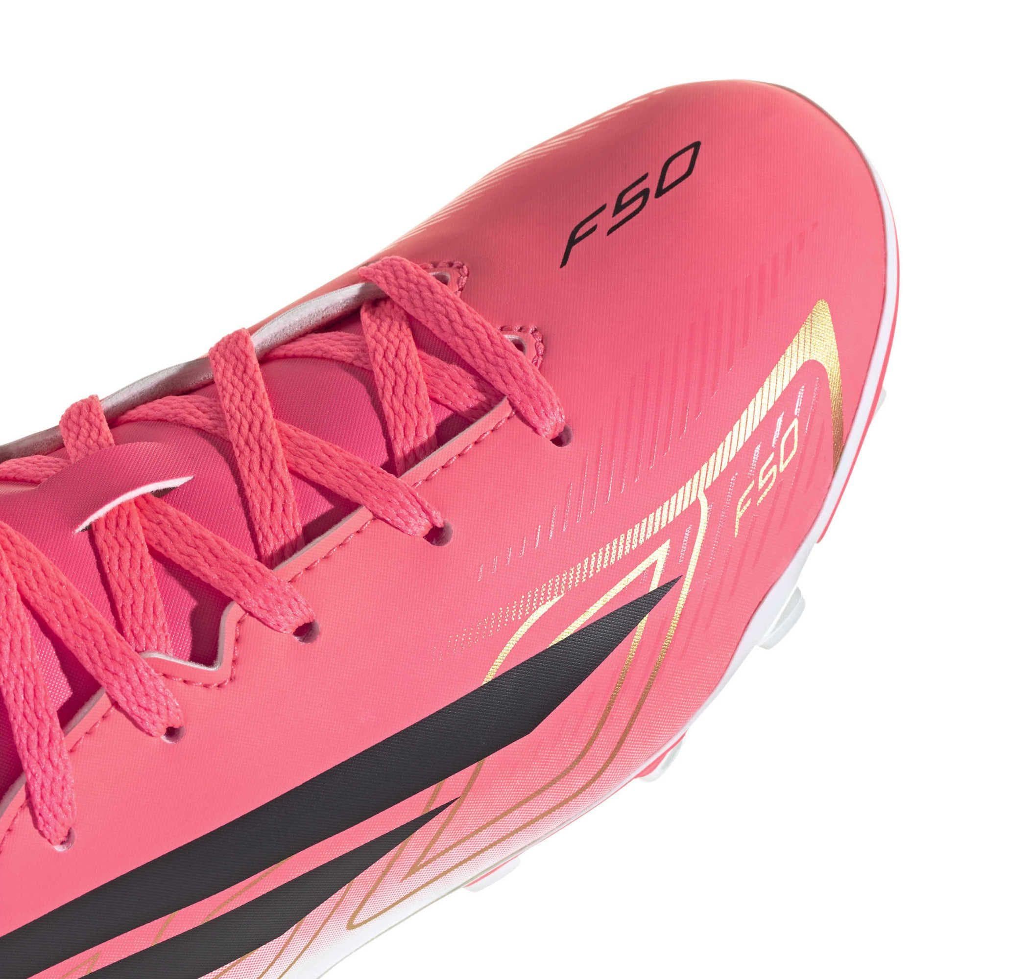 adidas adidas F50 Hyperfast Club Fg-Mg J Çocuk Spor Ayakkabı Pembe - 7