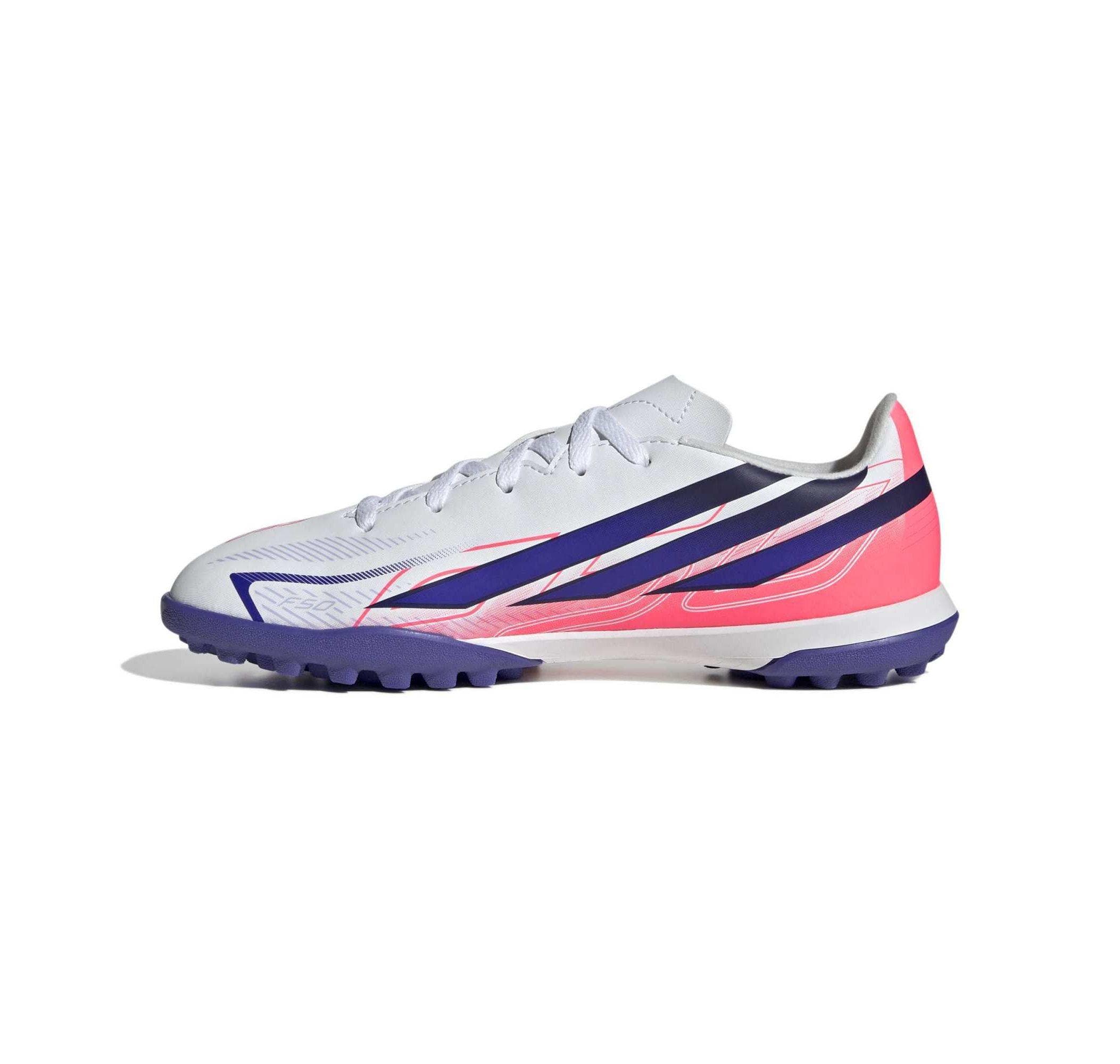 adidas adidas F50 Hyperfast Club Tf J Çocuk Spor Ayakkabı Beyaz - 5