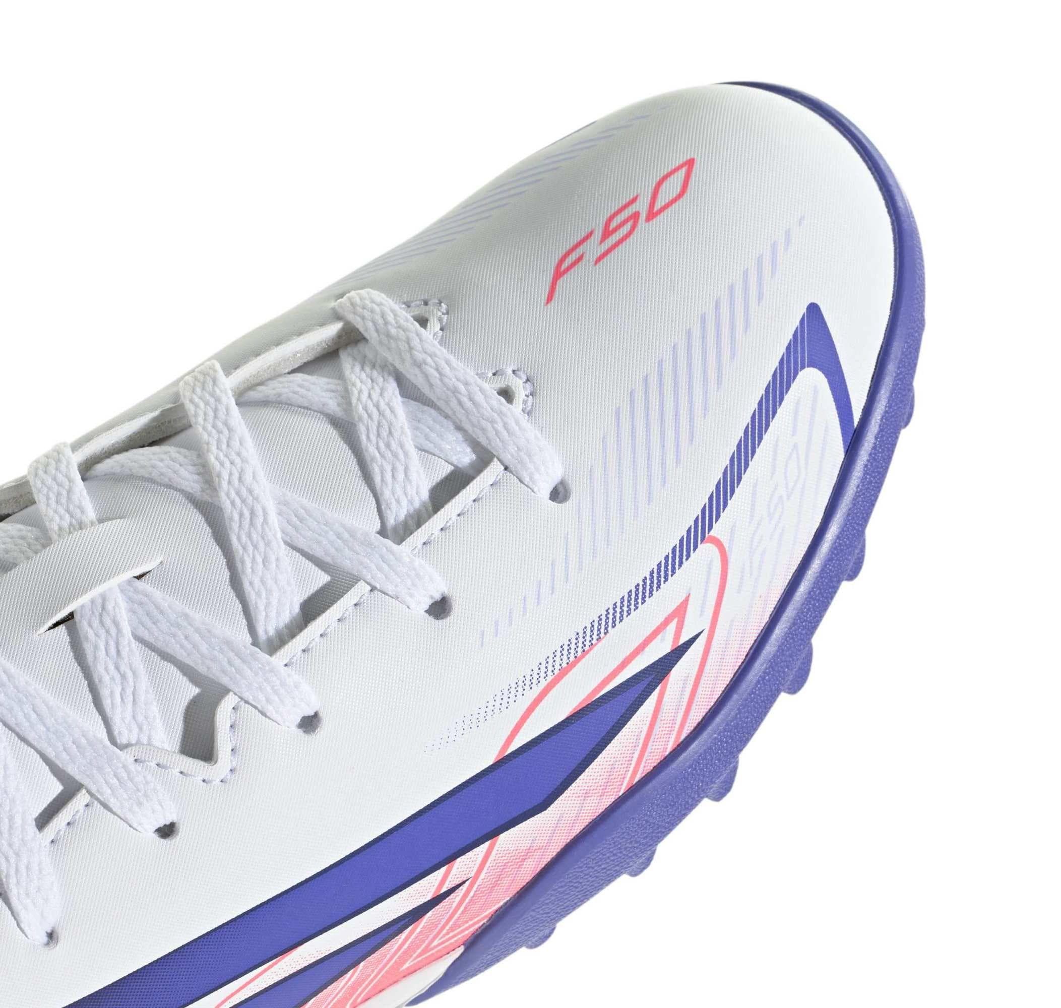 adidas adidas F50 Hyperfast Club Tf J Çocuk Spor Ayakkabı Beyaz - 7