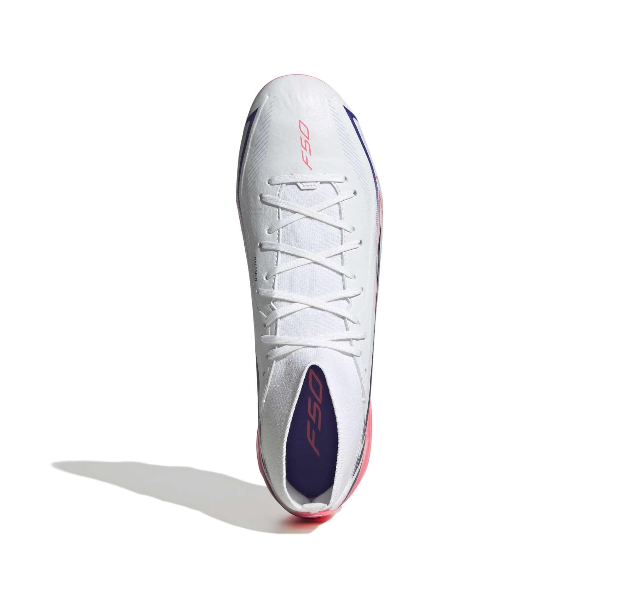 adidas adidas F50 Hyperfast League Mıd Fg Erkek Spor Ayakkabı Beyaz - 3