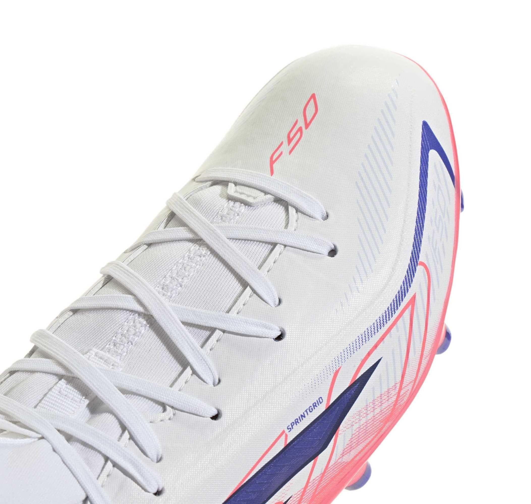 adidas adidas F50 Hyperfast League Mıd Fg J Çocuk Spor Ayakkabı Beyaz - 6