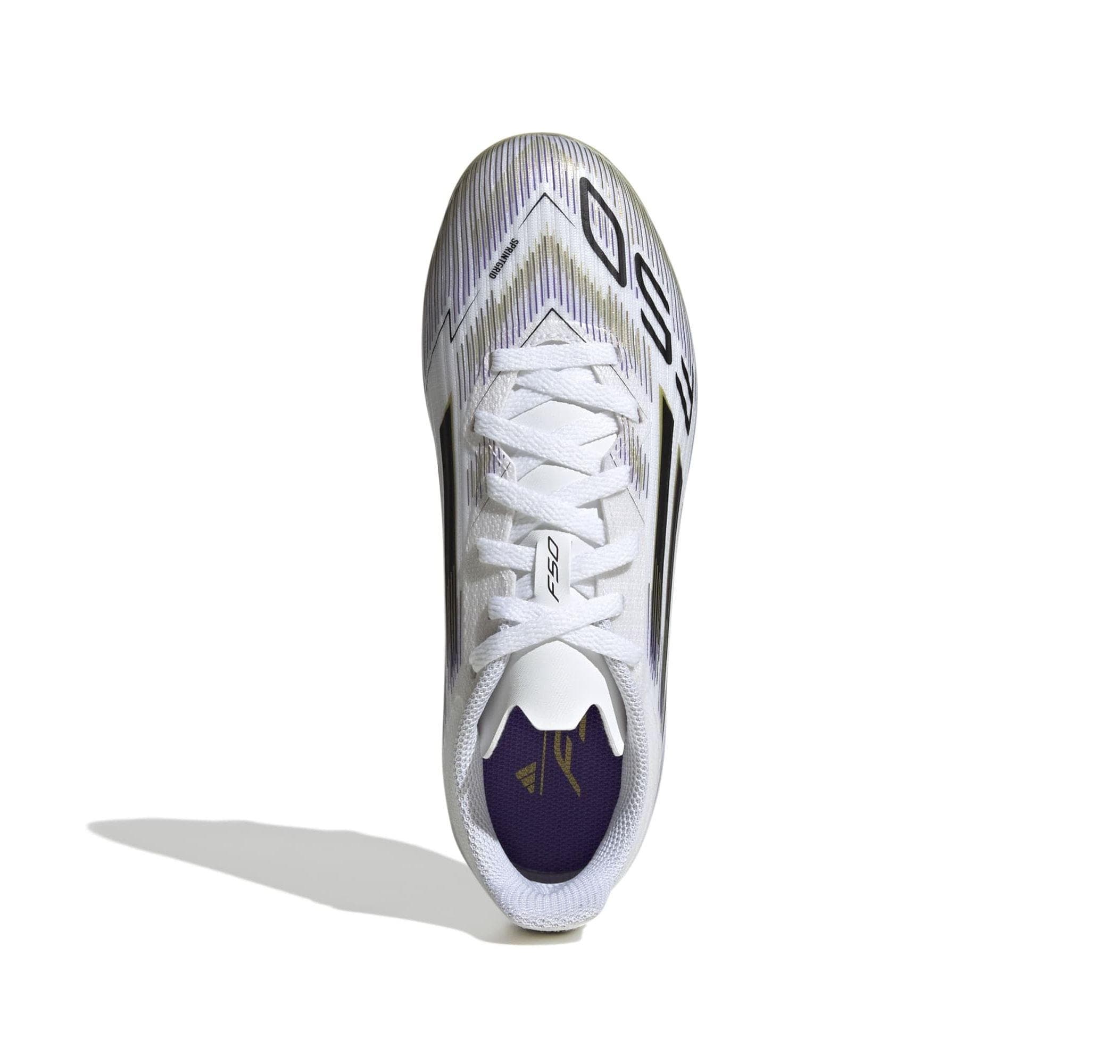 adidas adidas F50 League Fg-Mg Çocuk Spor Ayakkabı Beyaz - 4