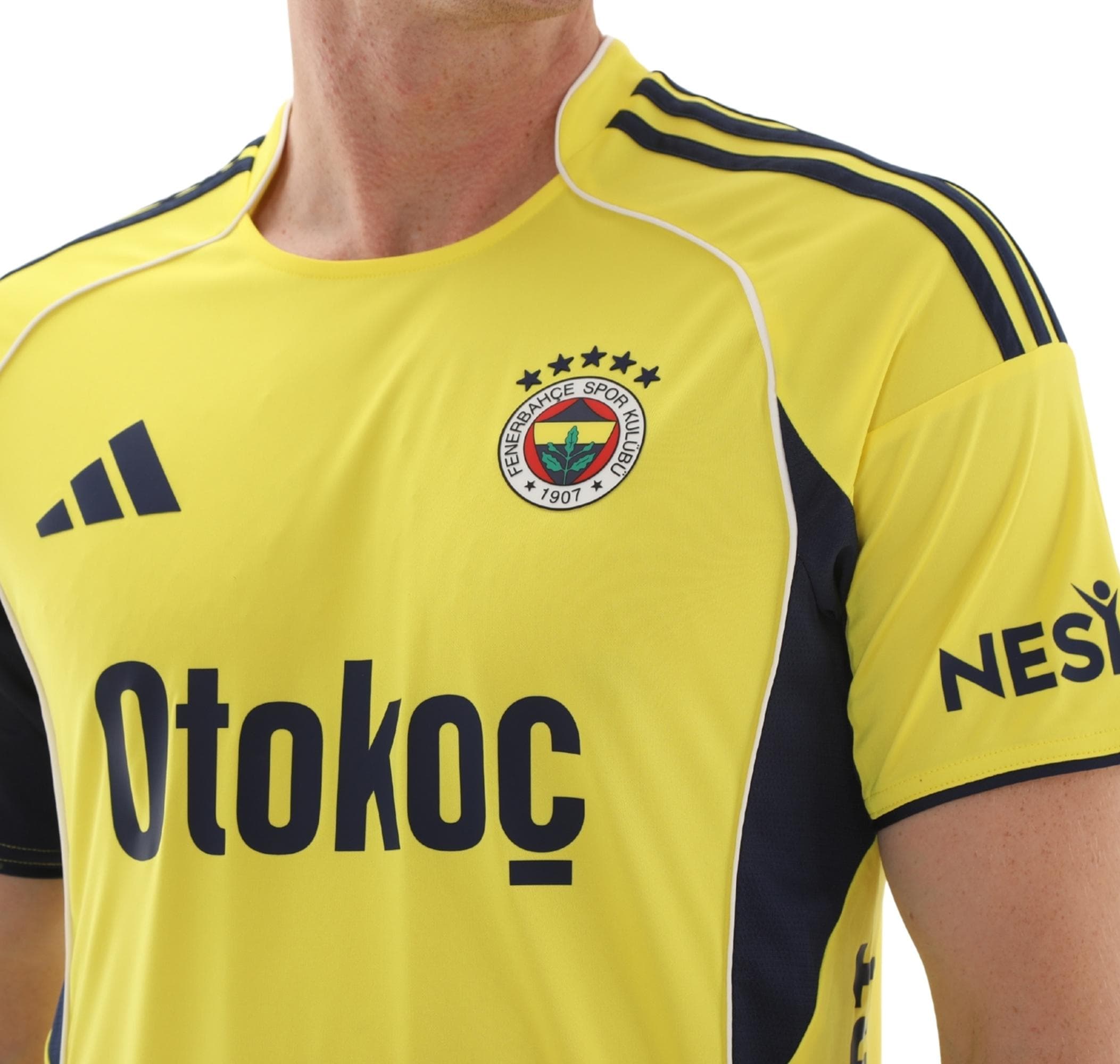Fenerbahçe adidas Fenerbahçe 25-26 Deplasman Erkek Forması Sarı - 6