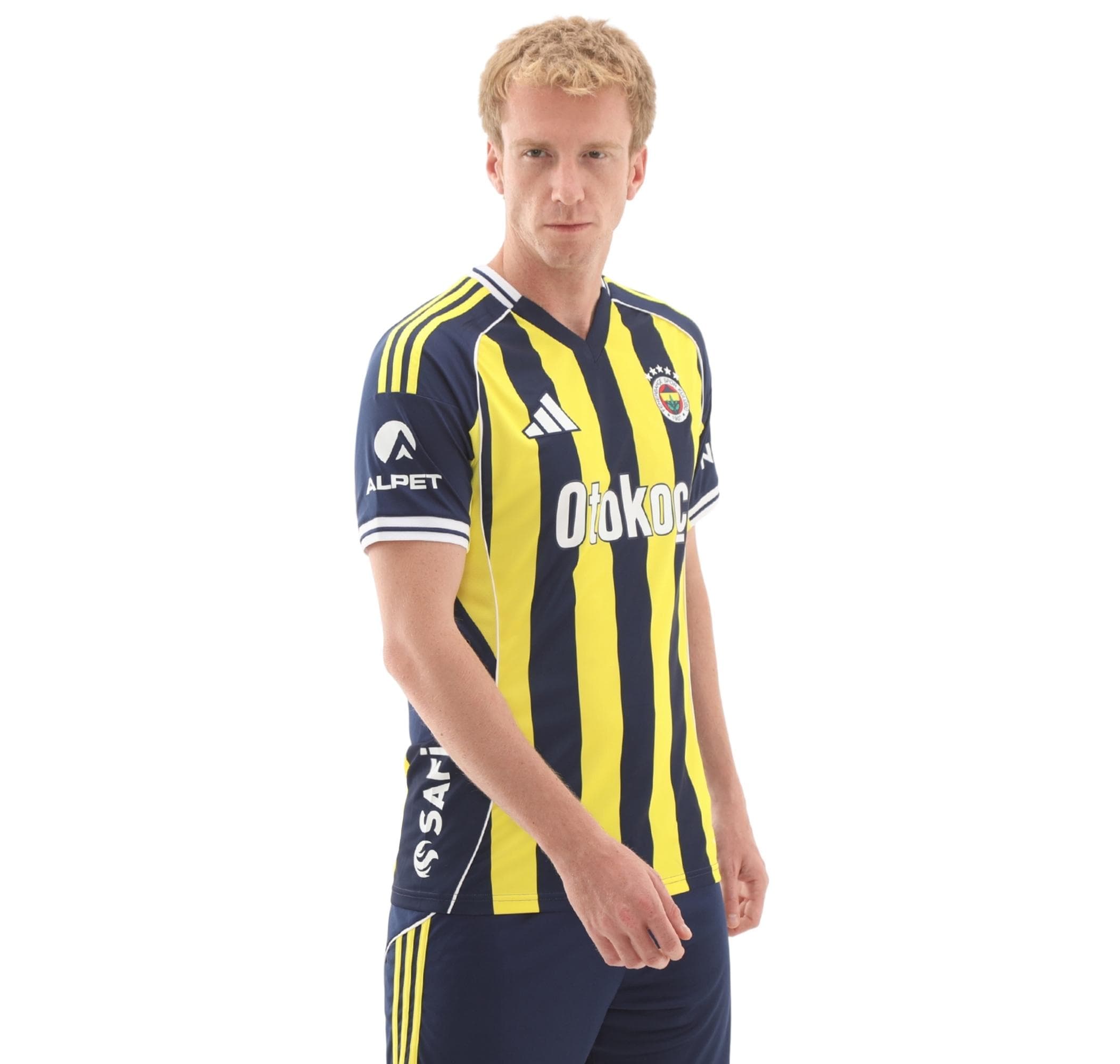 Fenerbahçe adidas Fenerbahçe 25-26 İç Saha Erkek Forması Sarı - 3