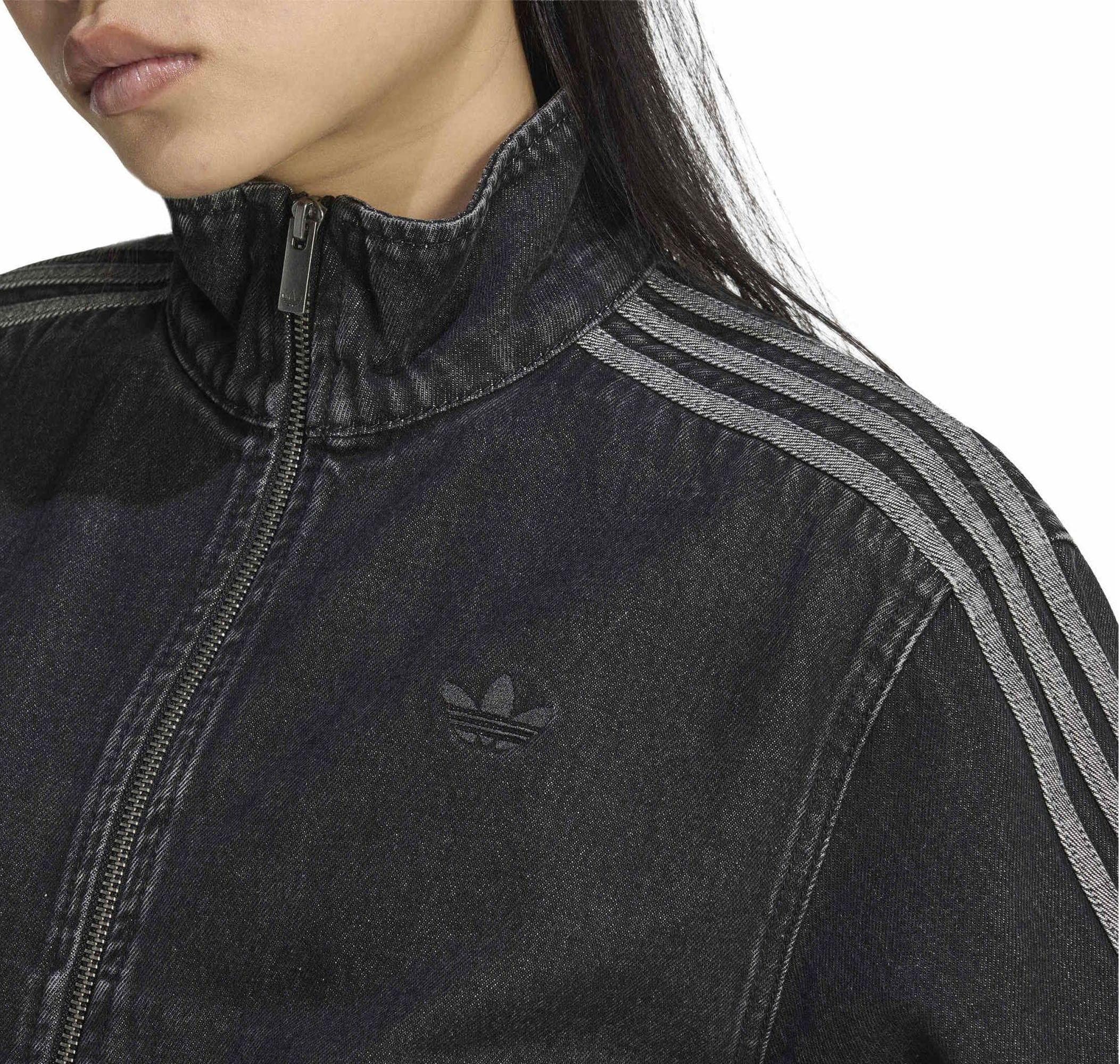 adidas adidas Firebird Denim Tt D Kadın Ceket Siyah - 3