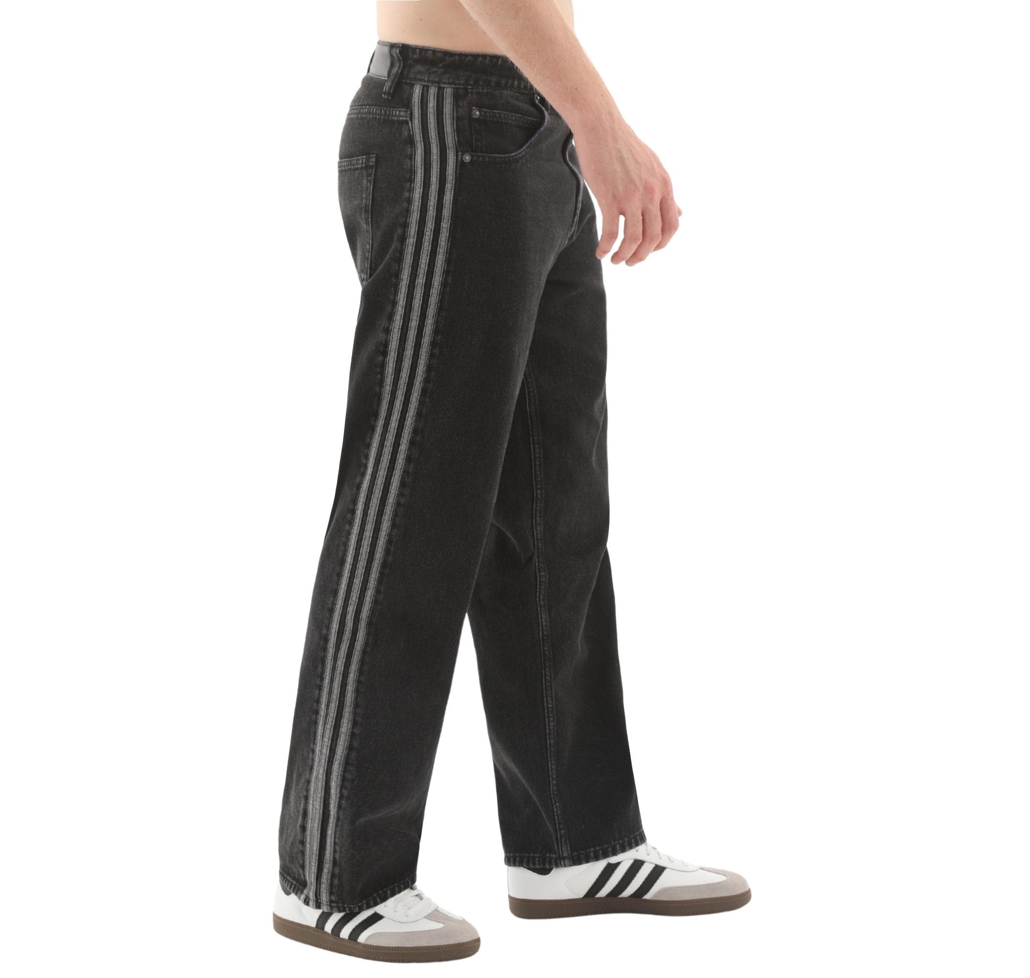 adidas adidas Fırebırd Jeans Erkek Pantolon Siyah - 3
