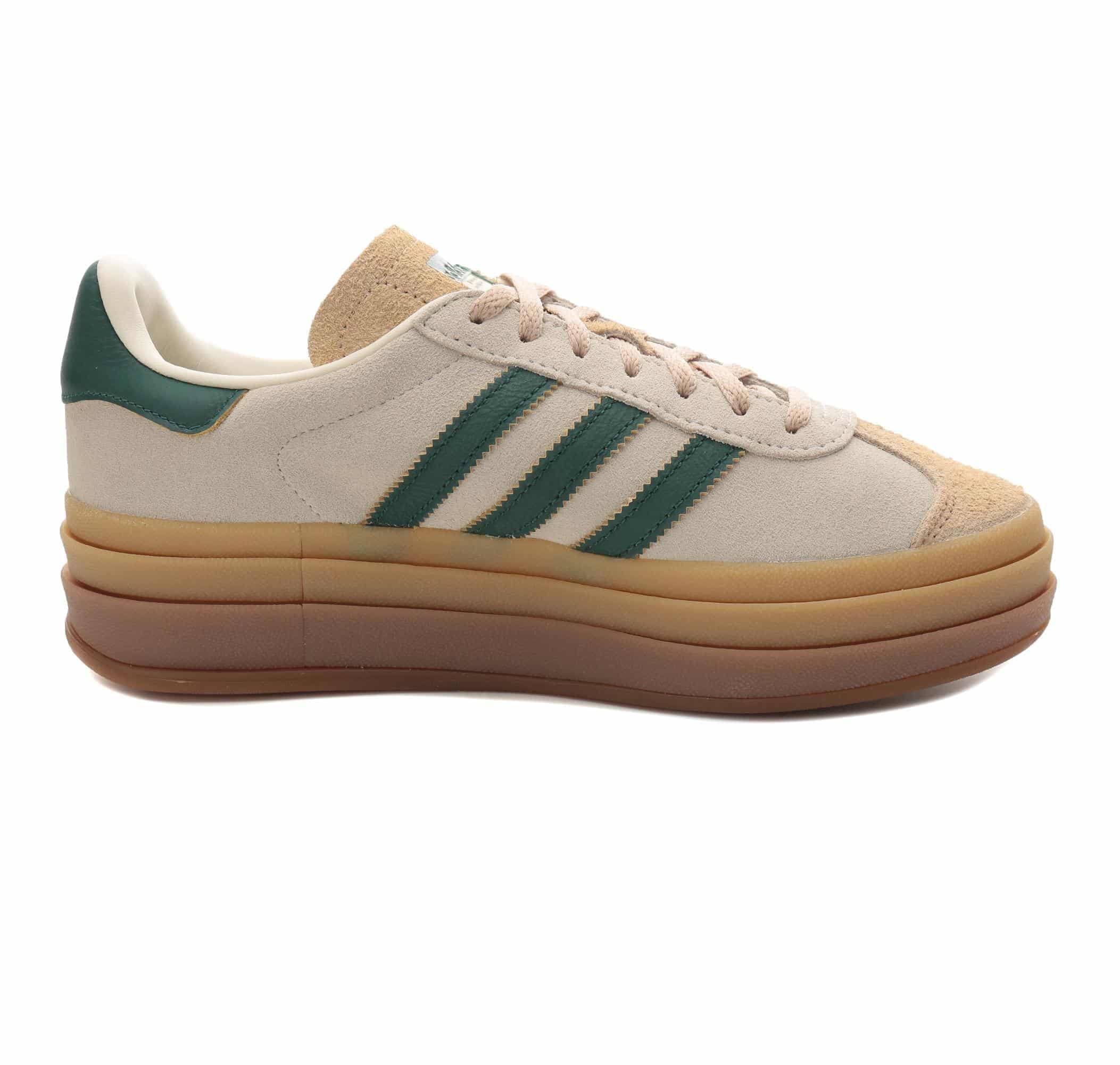 adidas adidas Gazelle Bold W Kadın Spor Ayakkabı Bej - 4