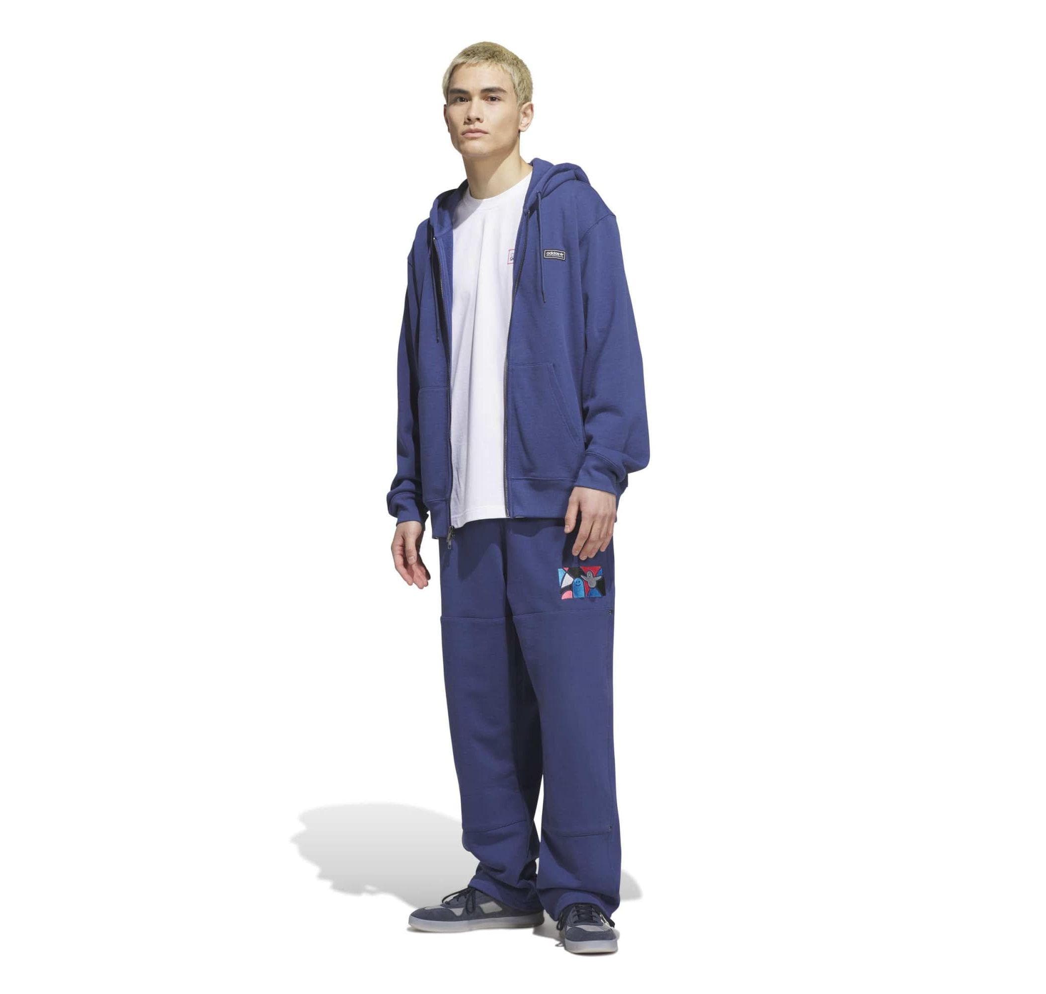 adidas adidas Gonz Sweatpnt Erkek Eşofman Altı Mavi - 3