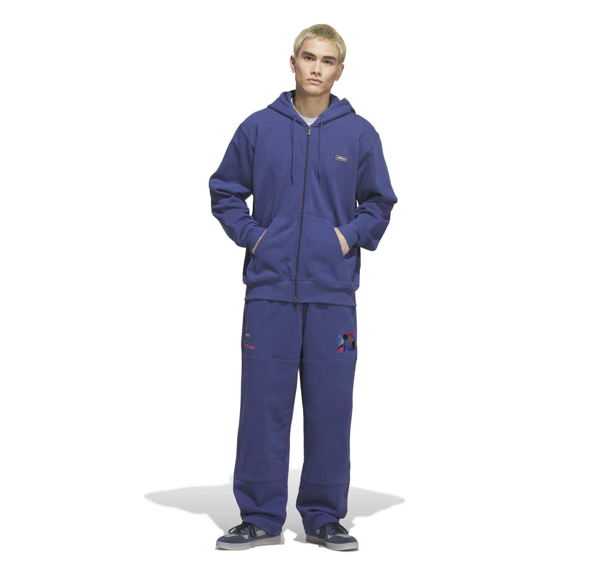 adidas adidas Gonz Sweatpnt Erkek Eşofman Altı Mavi - 4