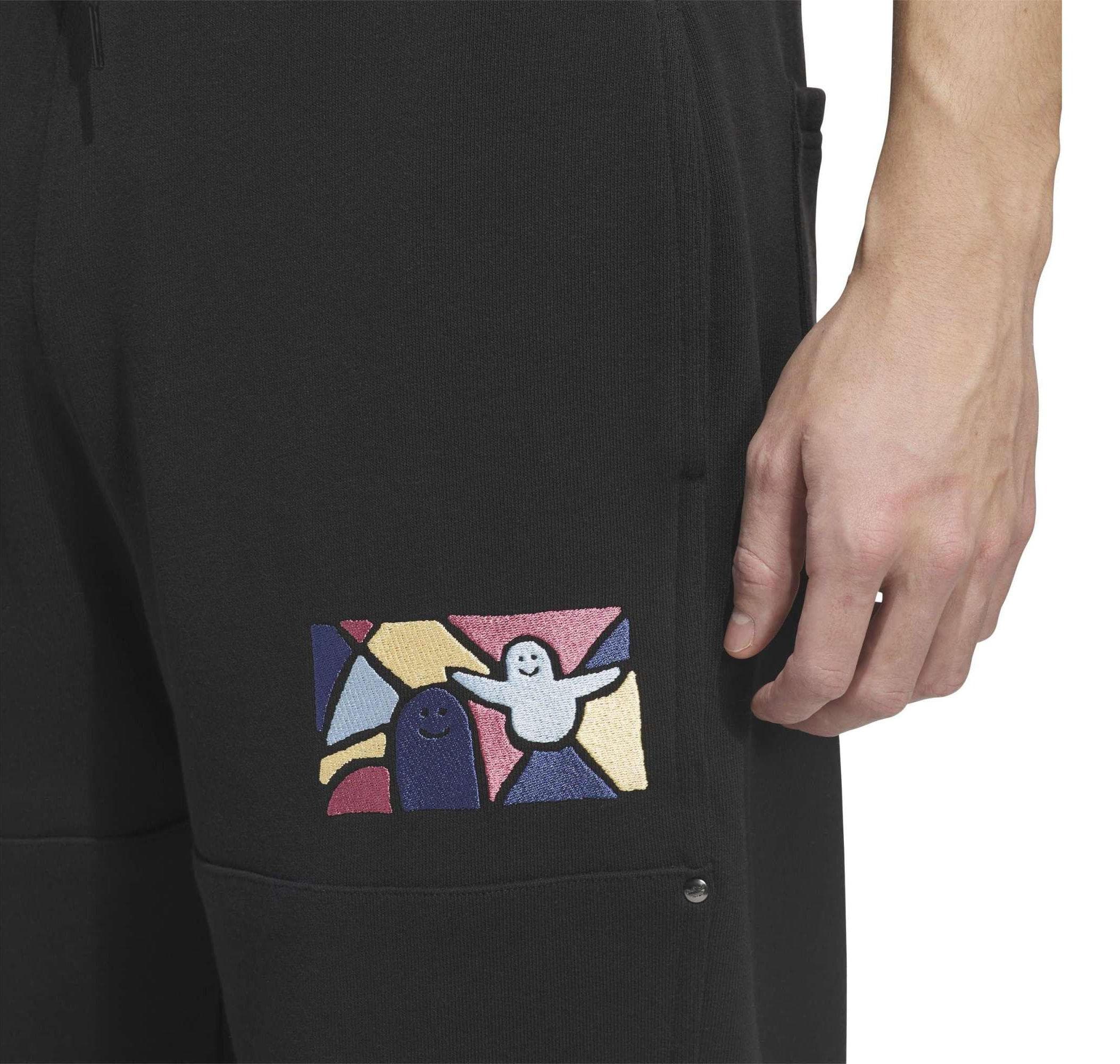 adidas adidas Gonz Sweatpnt Erkek Eşofman Altı Siyah - 4
