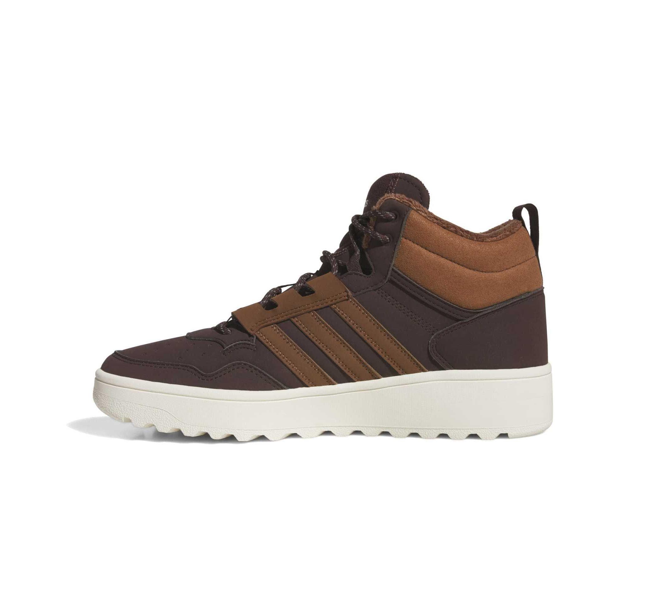 adidas adidas Hoops 4.0 Mıd Wınterızed Erkek Spor Ayakkabı Kahve - 5