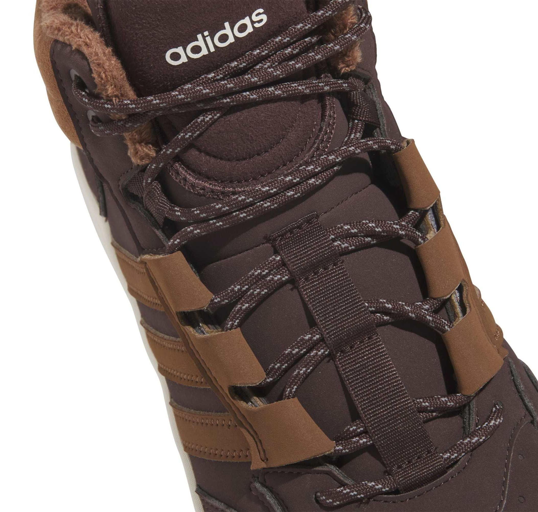 adidas adidas Hoops 4.0 Mıd Wınterızed Erkek Spor Ayakkabı Kahve - 6