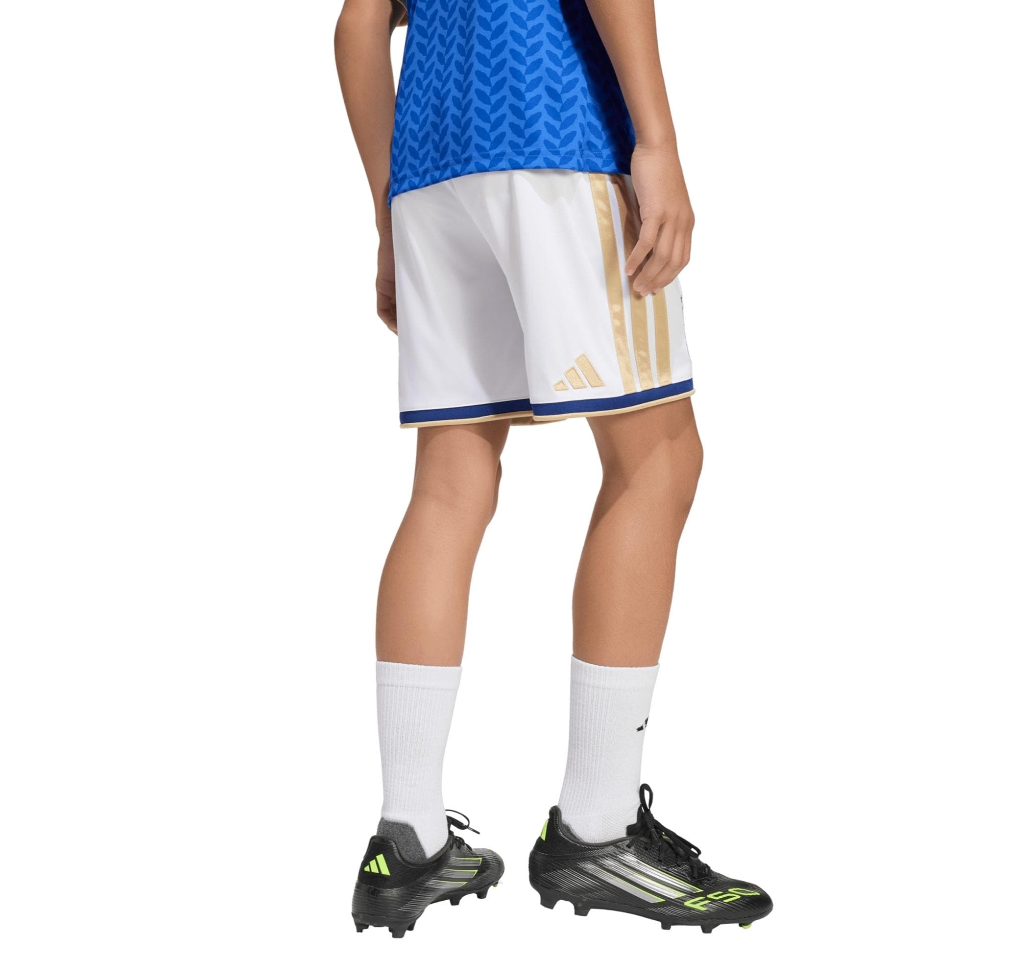 adidas adidas İtalya 26 İç Saha Çocuk Şort Ve Kapri Beyaz - 3