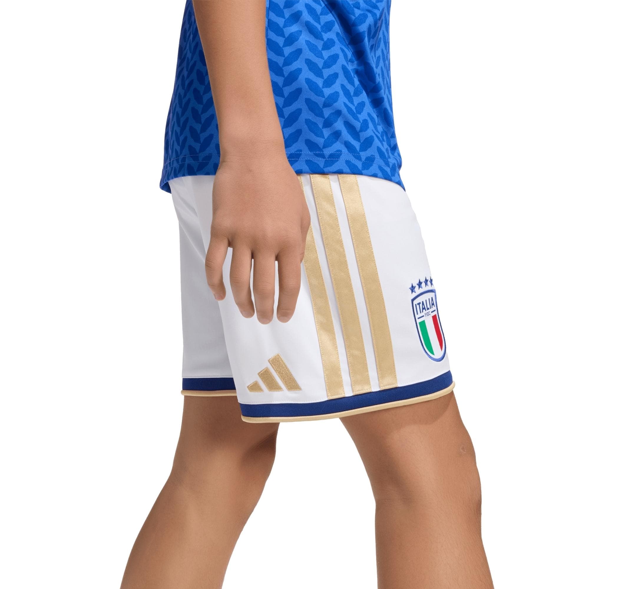 adidas adidas İtalya 26 İç Saha Çocuk Şort Ve Kapri Beyaz - 4