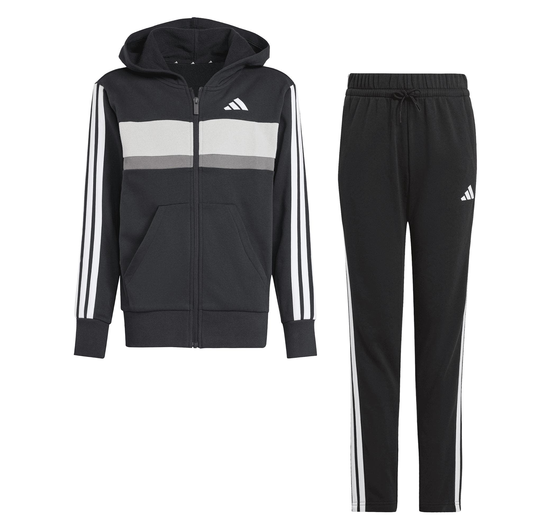 adidas adidas J 3S Tıb Fl Ts Çocuk Eşofman Takımı Siyah
