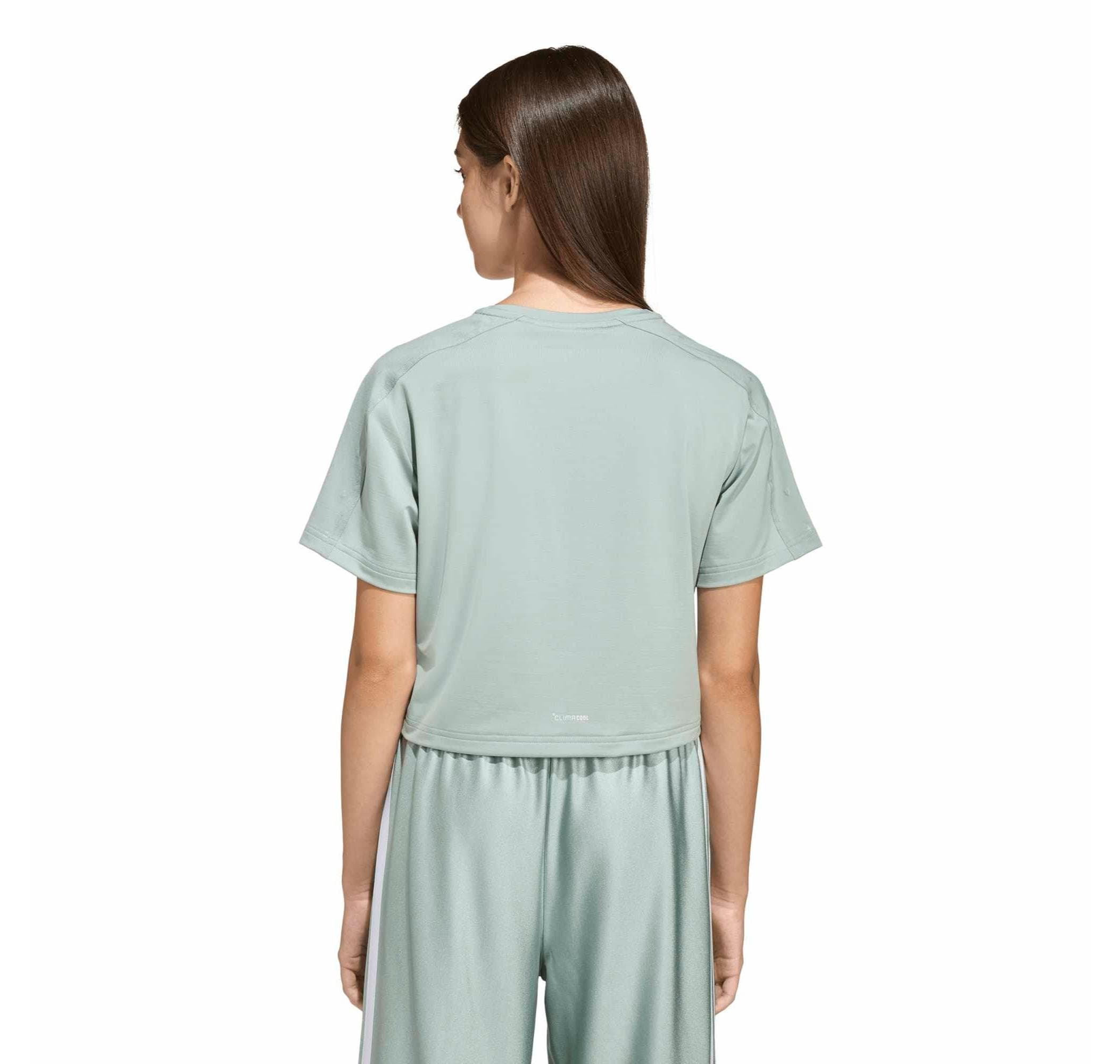 adidas adidas Jg Glam Tee Çocuk T-Shirt Yeşil - 4