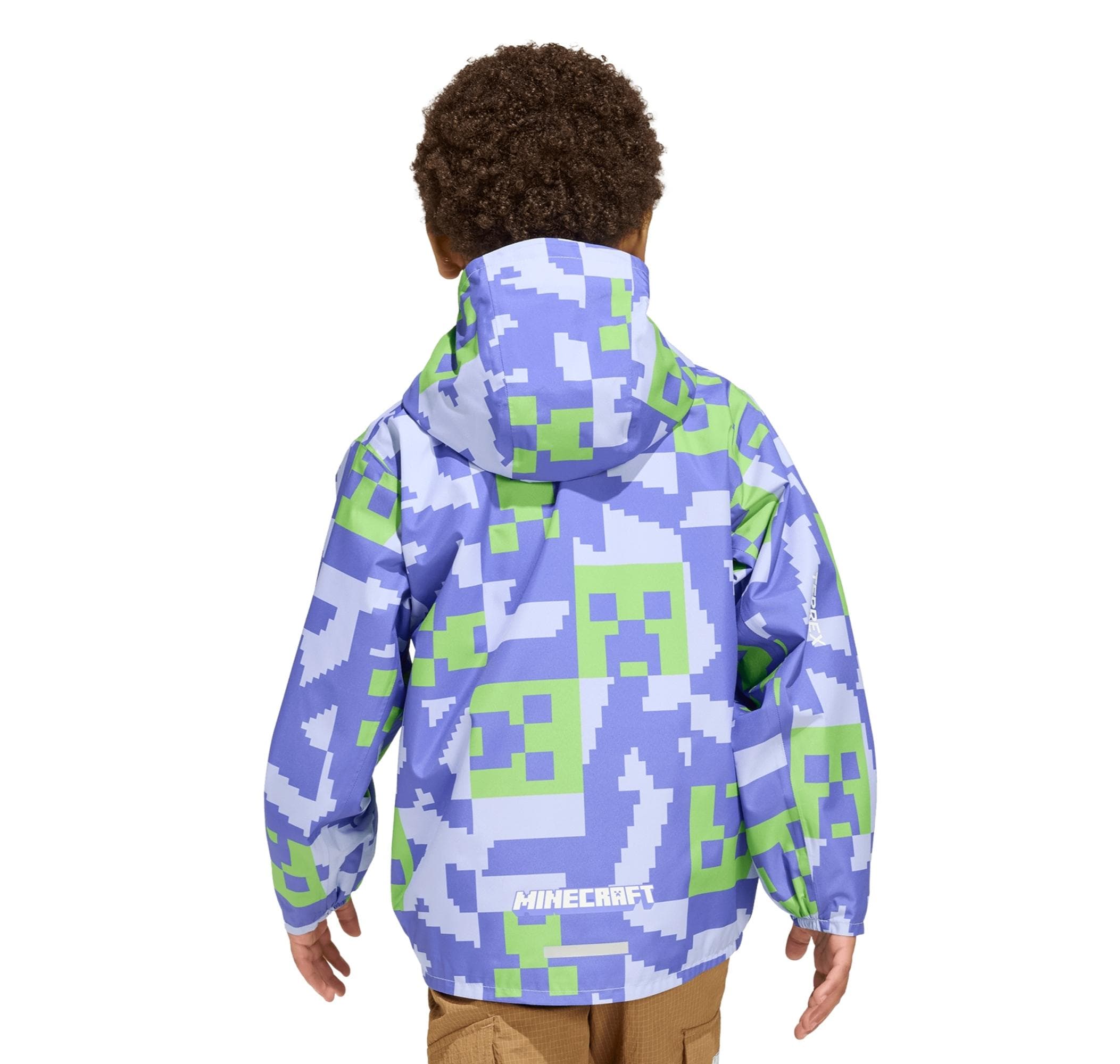 adidas adidas Terrex K Mc Mt Rn Jkt Çocuk Ceket Mavi - 4