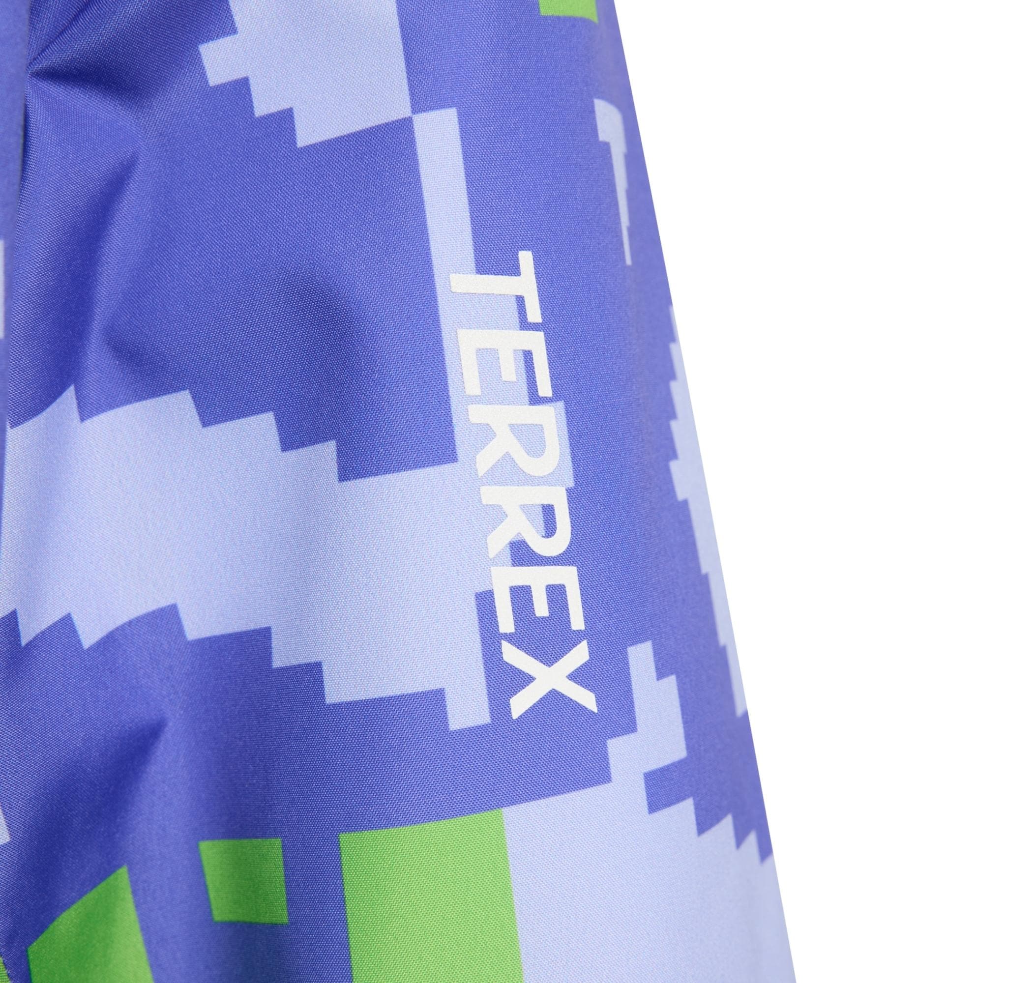 adidas adidas Terrex K Mc Mt Rn Jkt Çocuk Ceket Mavi - 7