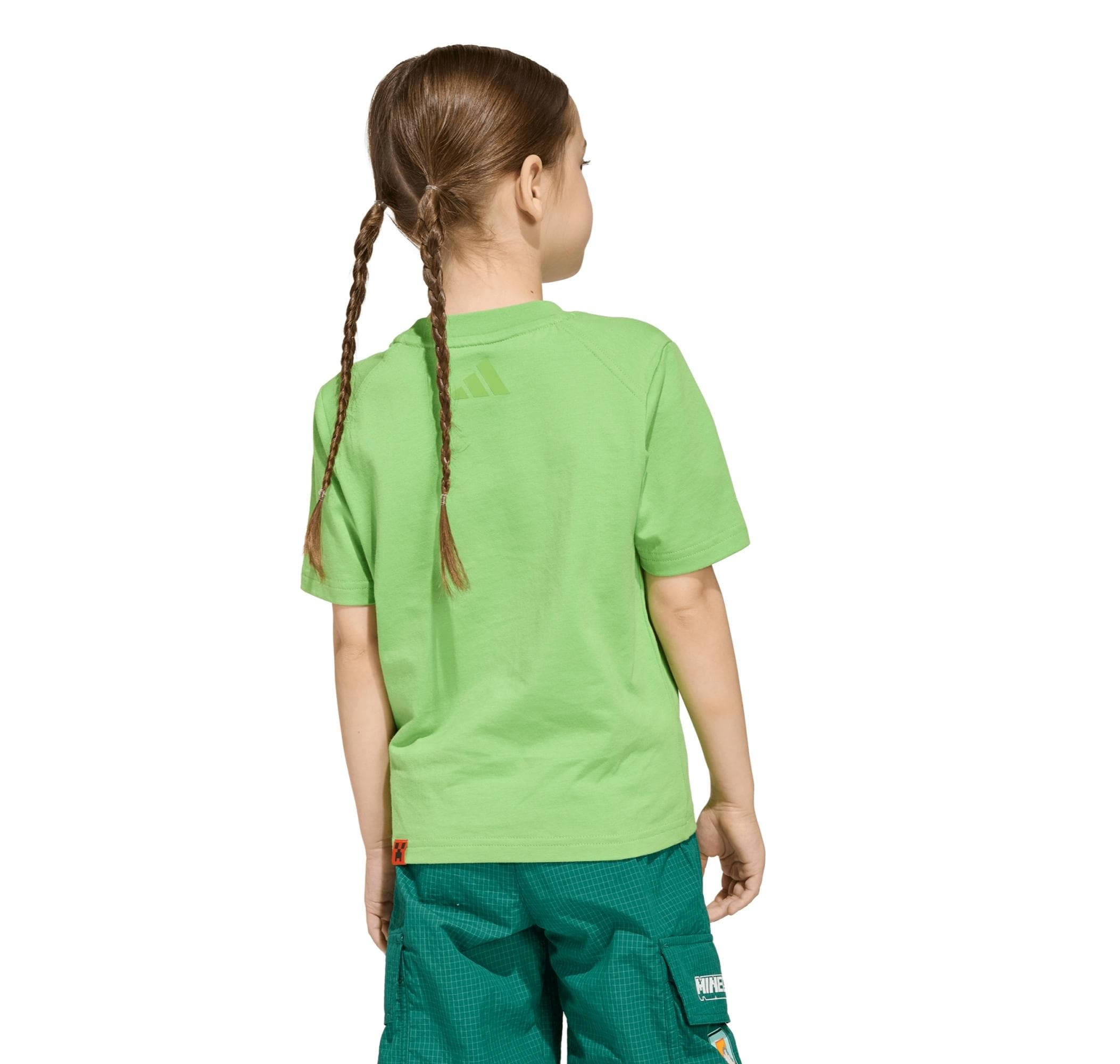 adidas adidas Minecraft Terrex Tee Çocuk T-Shirt Yeşil - 5