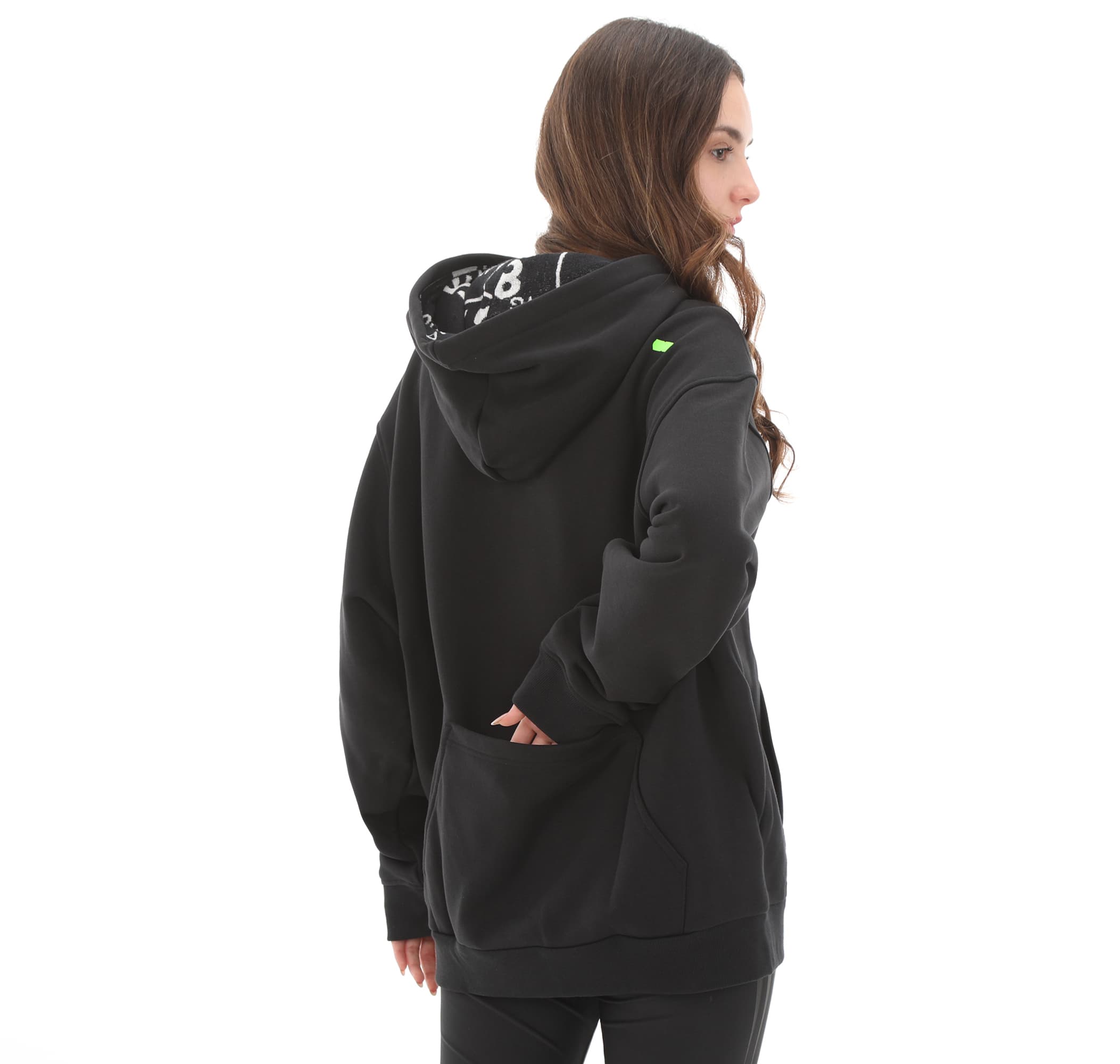 adidas adidas Ksenıa Pkt Hood Kadın Sweatshirt Siyah - 5
