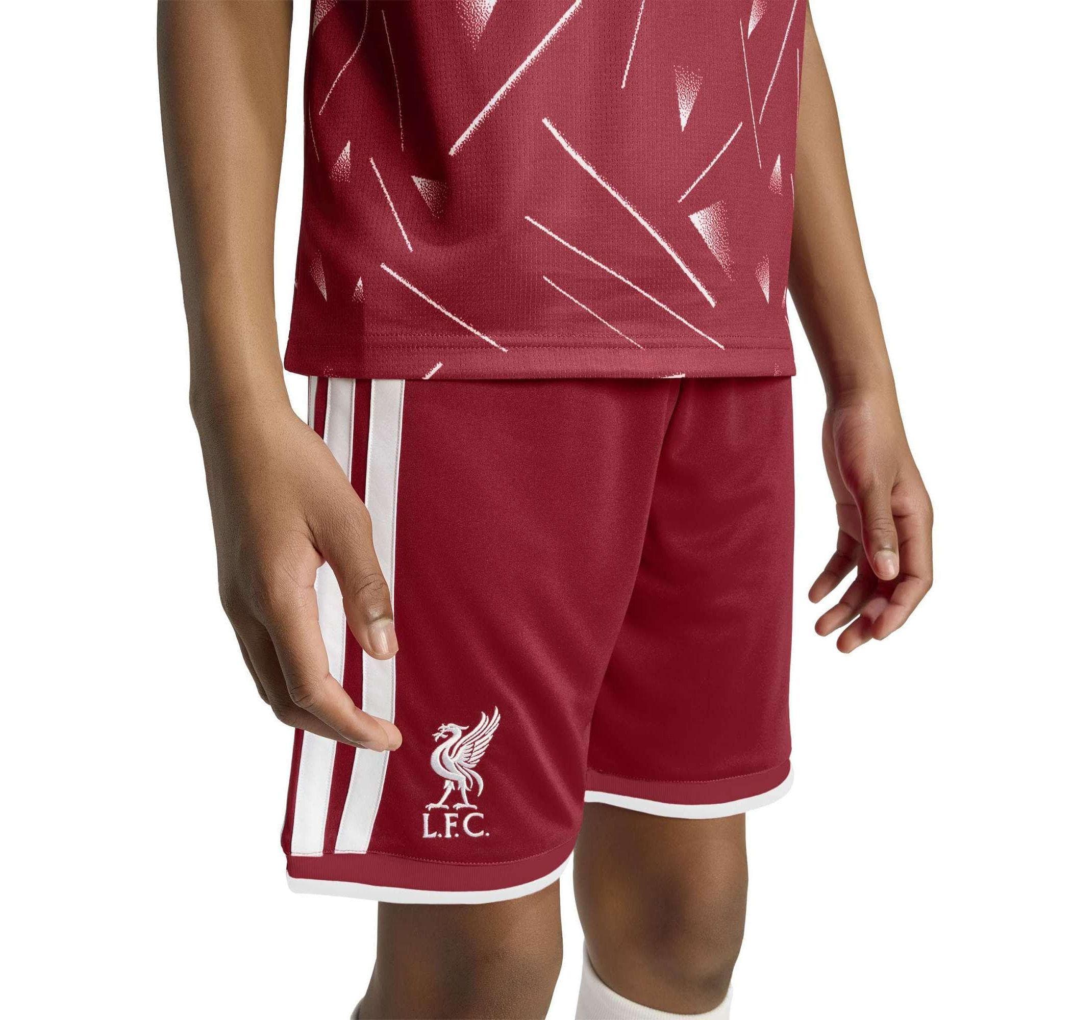 adidas adidas Lfc H Sho Y Çocuk Şort Ve Kapri Bordo - 3