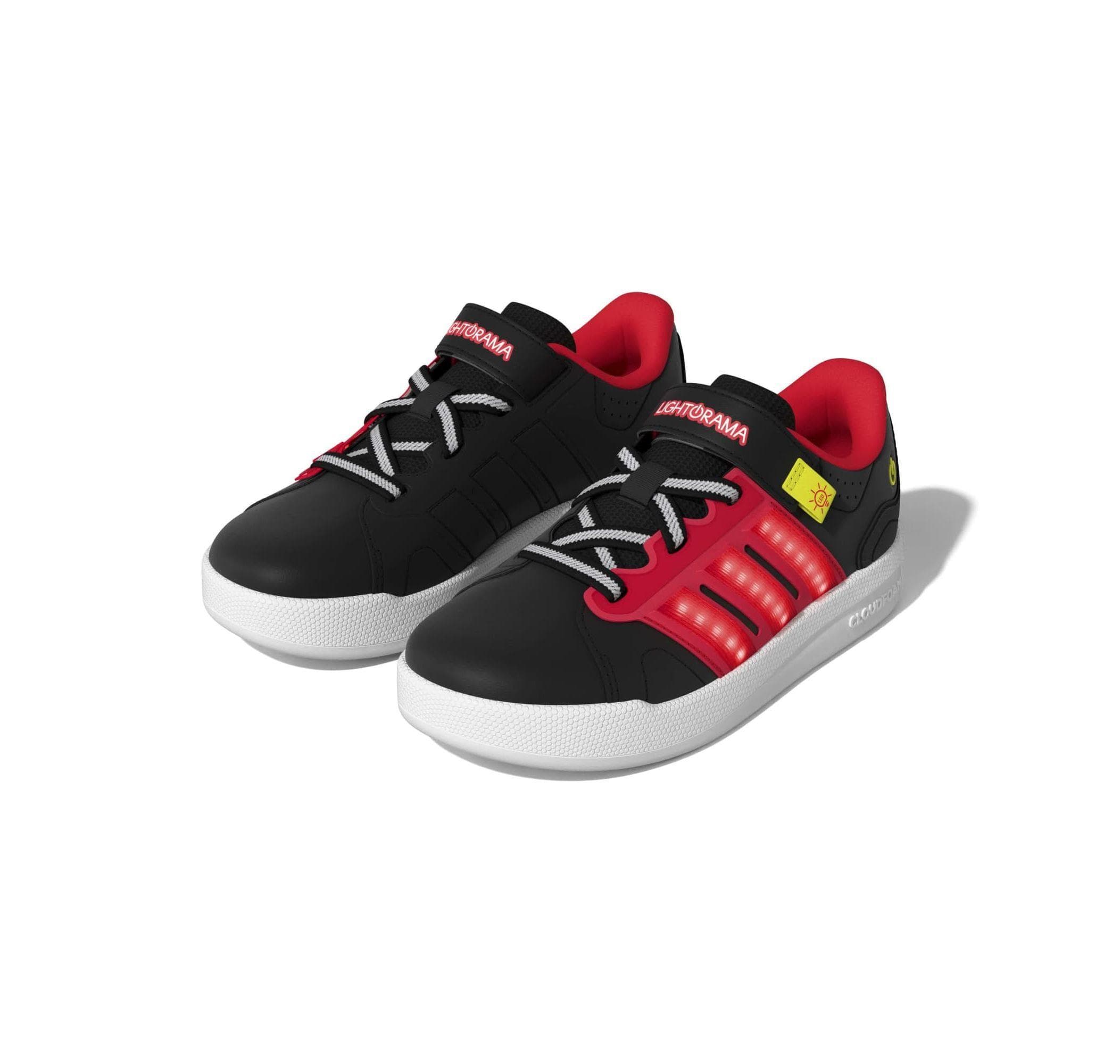 adidas adidas Lıghtorama Court El C Çocuk Spor Ayakkabı Siyah - 2