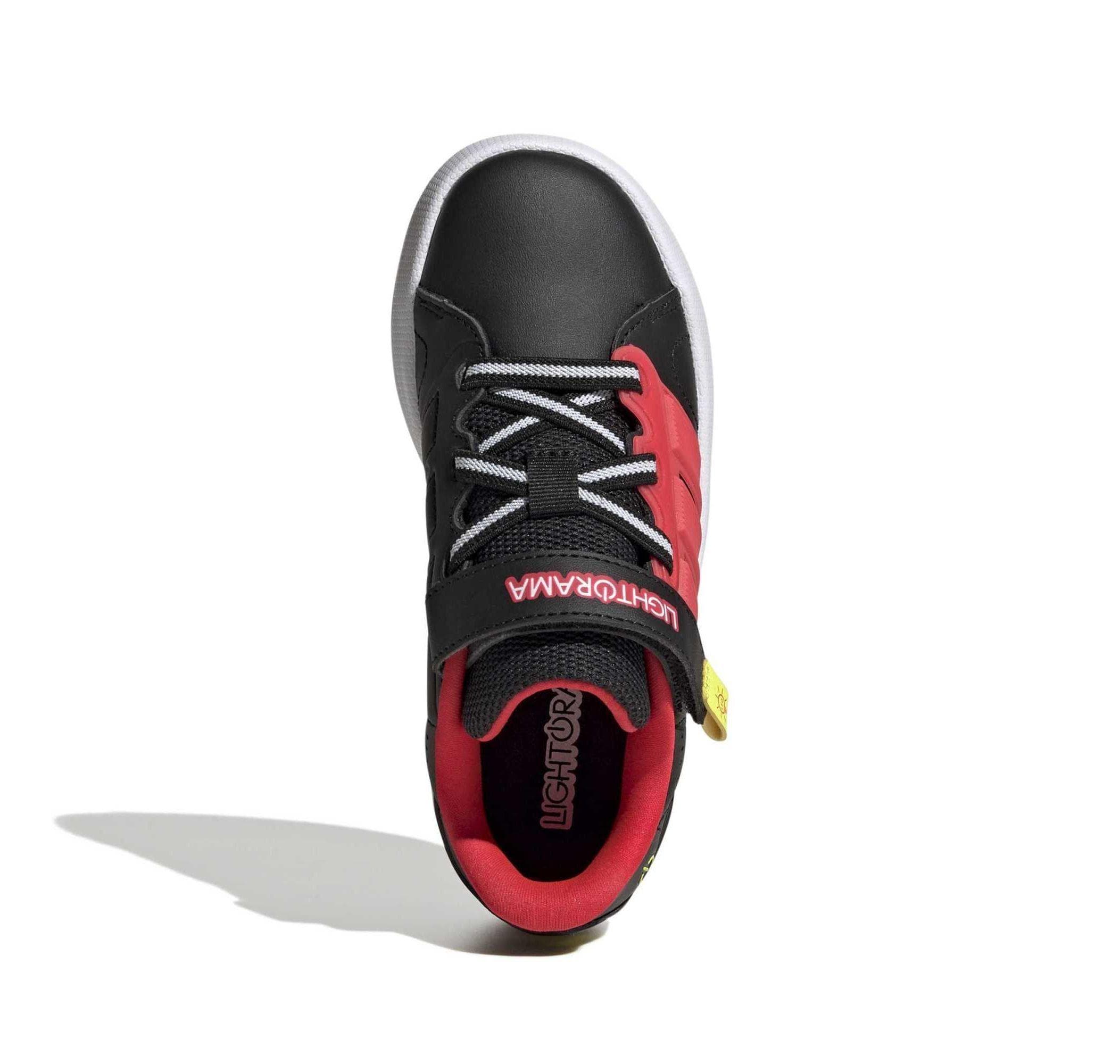 adidas adidas Lıghtorama Court El C Çocuk Spor Ayakkabı Siyah - 4
